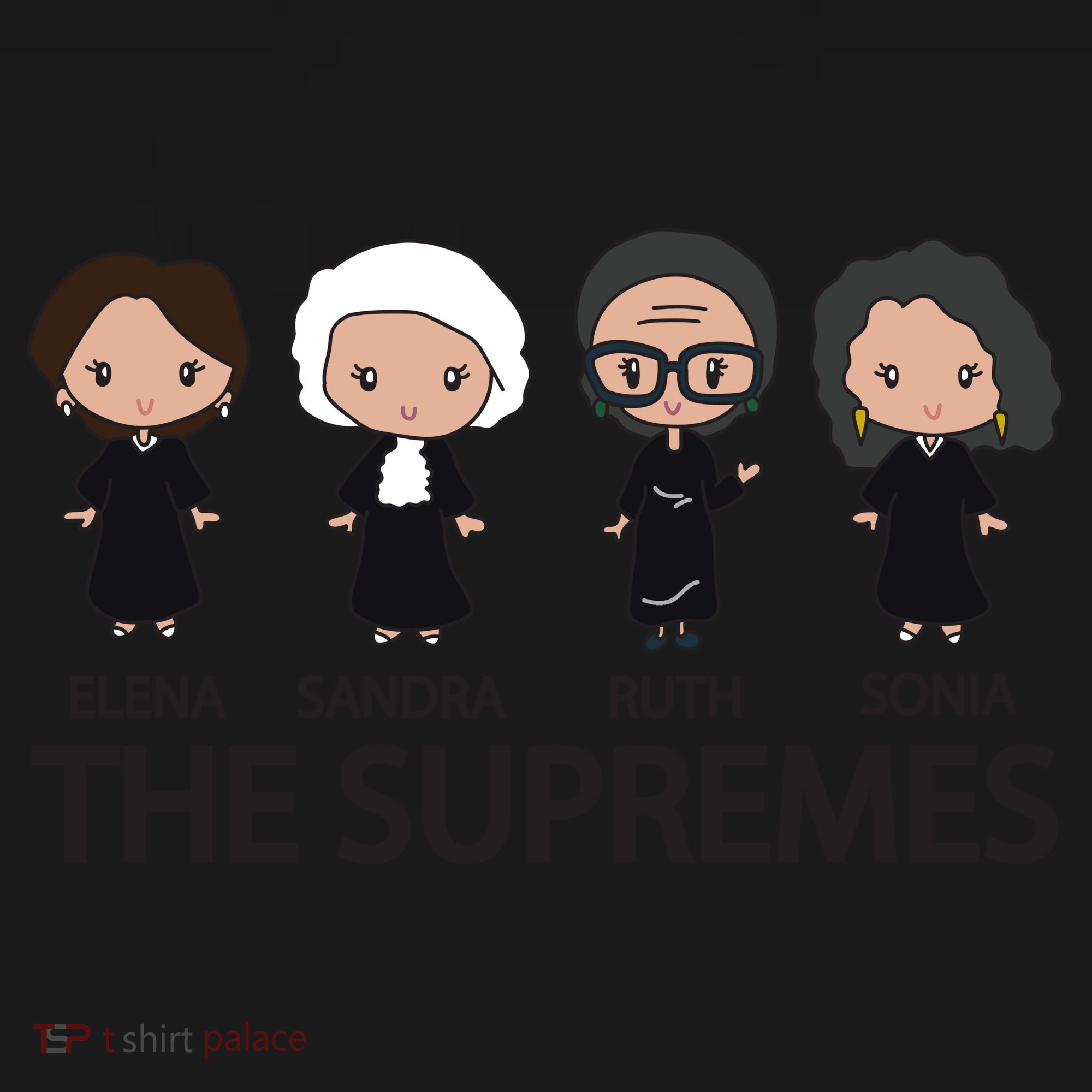 THE SUPREMES Ketanji Brown Jackson RBG Elena Sandra Ruth Sonia Toddler Hoodie