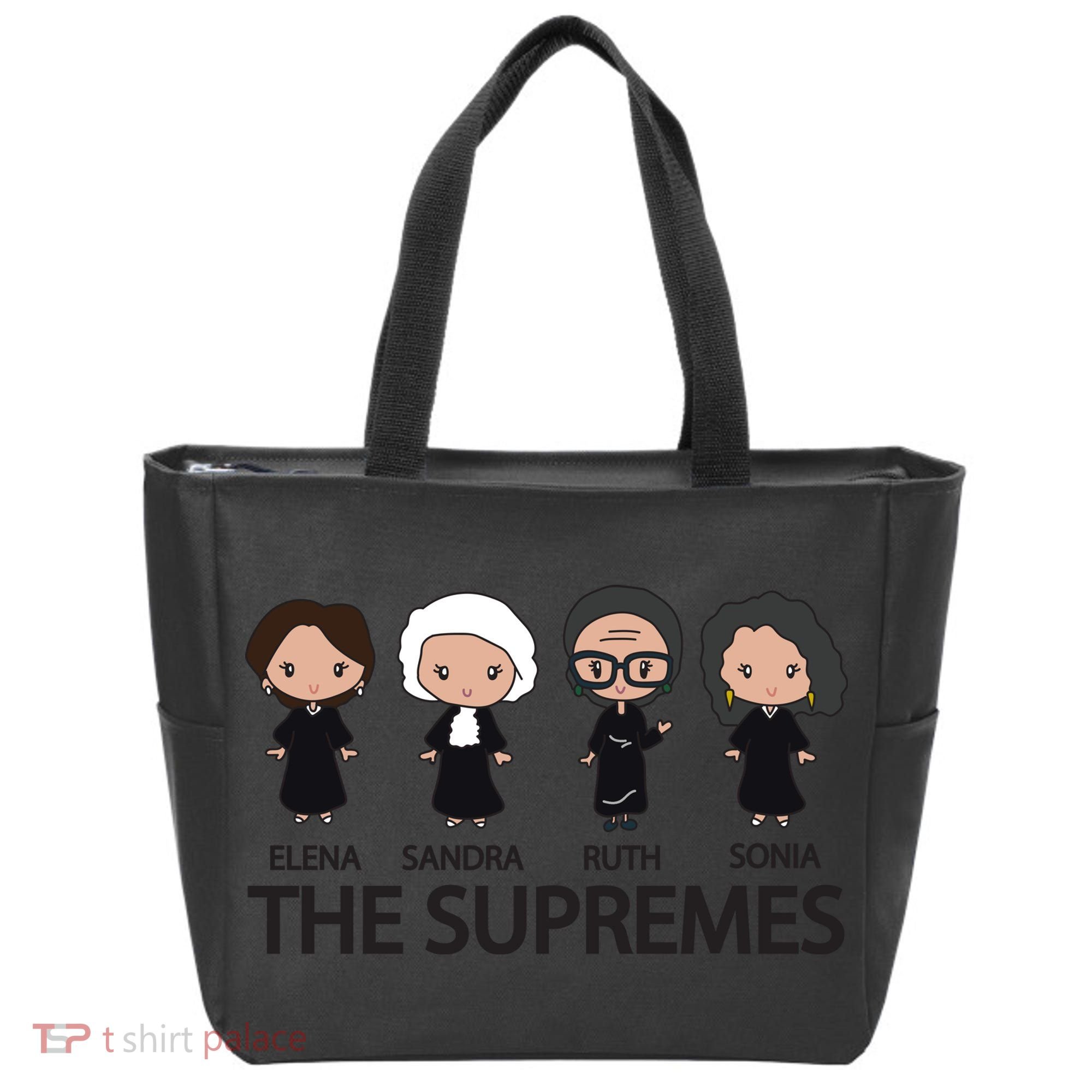 THE SUPREMES Ketanji Brown Jackson RBG Elena Sandra Ruth Sonia Tote Bag