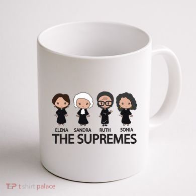 THE SUPREMES Ketanji Brown Jackson RBG Elena Sandra Ruth Sonia Coffee Mug back