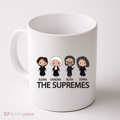 THE SUPREMES Ketanji Brown Jackson RBG Elena Sandra Ruth Sonia Coffee Mug
