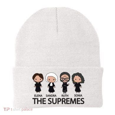 THE SUPREMES Ketanji Brown Jackson RBG Elena Sandra Ruth Sonia Beanie