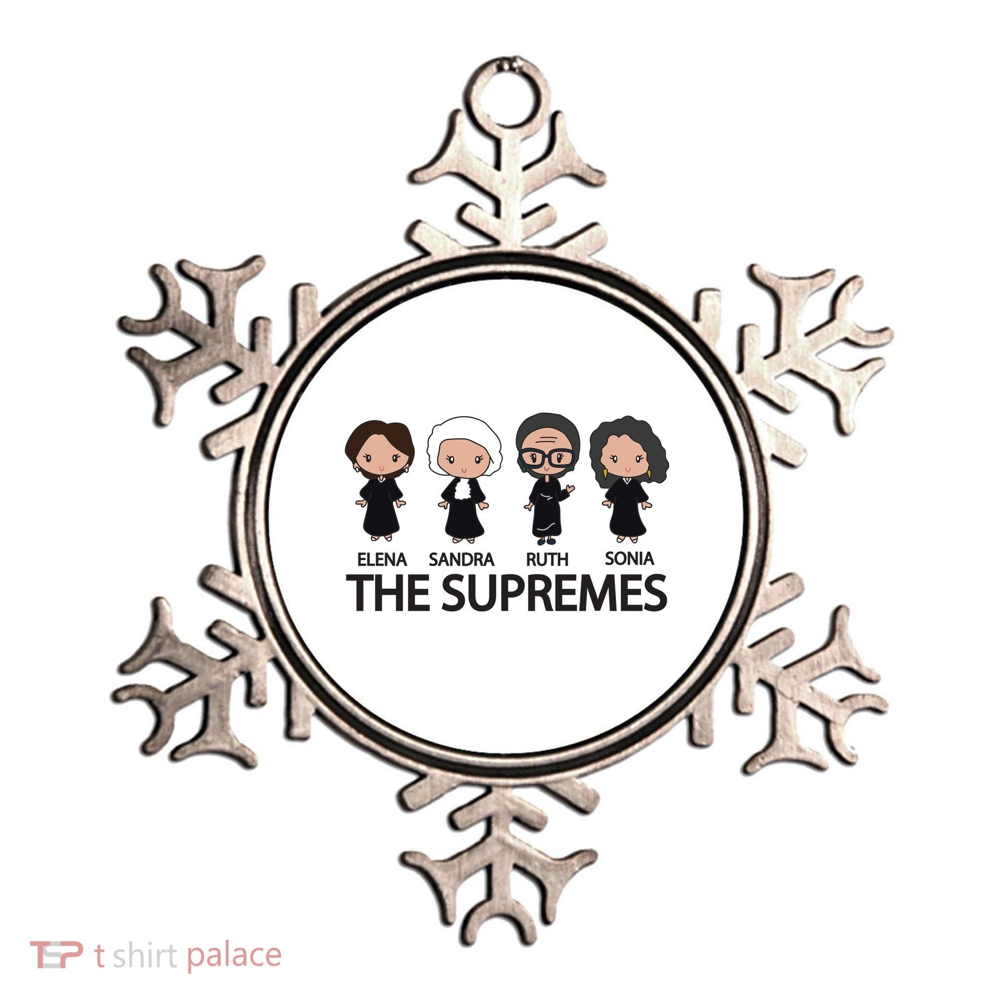 THE SUPREMES Ketanji Brown Jackson RBG Elena Sandra Ruth Sonia Ornament