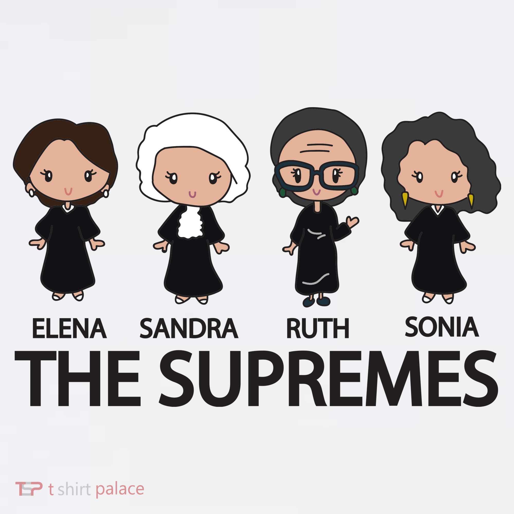 THE SUPREMES Ketanji Brown Jackson RBG Elena Sandra Ruth Sonia Ornament