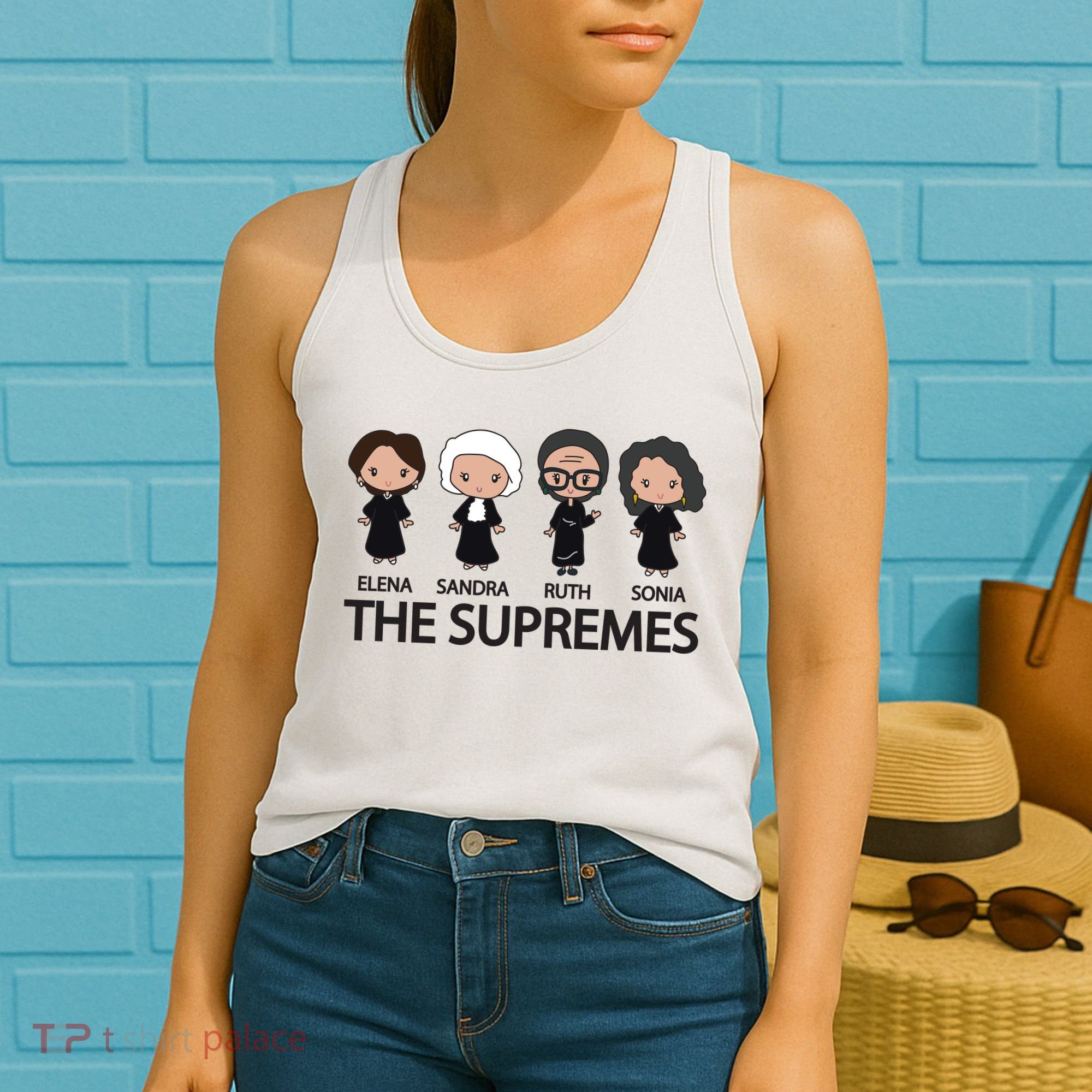 THE SUPREMES Ketanji Brown Jackson RBG Elena Sandra Ruth Sonia Women's Tank Top