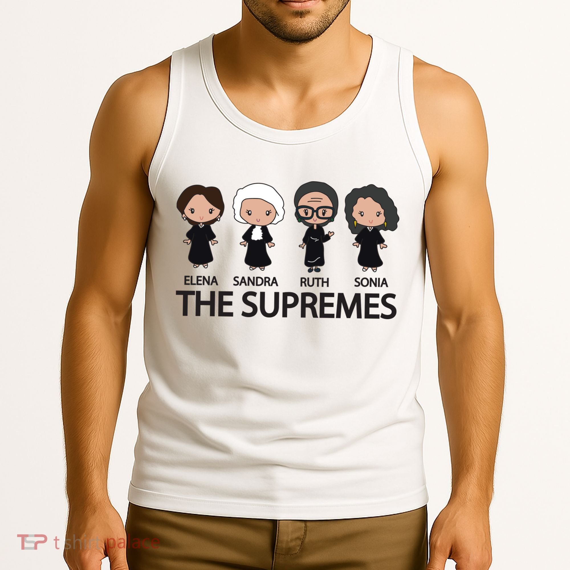 THE SUPREMES Ketanji Brown Jackson RBG Elena Sandra Ruth Sonia Tank Top