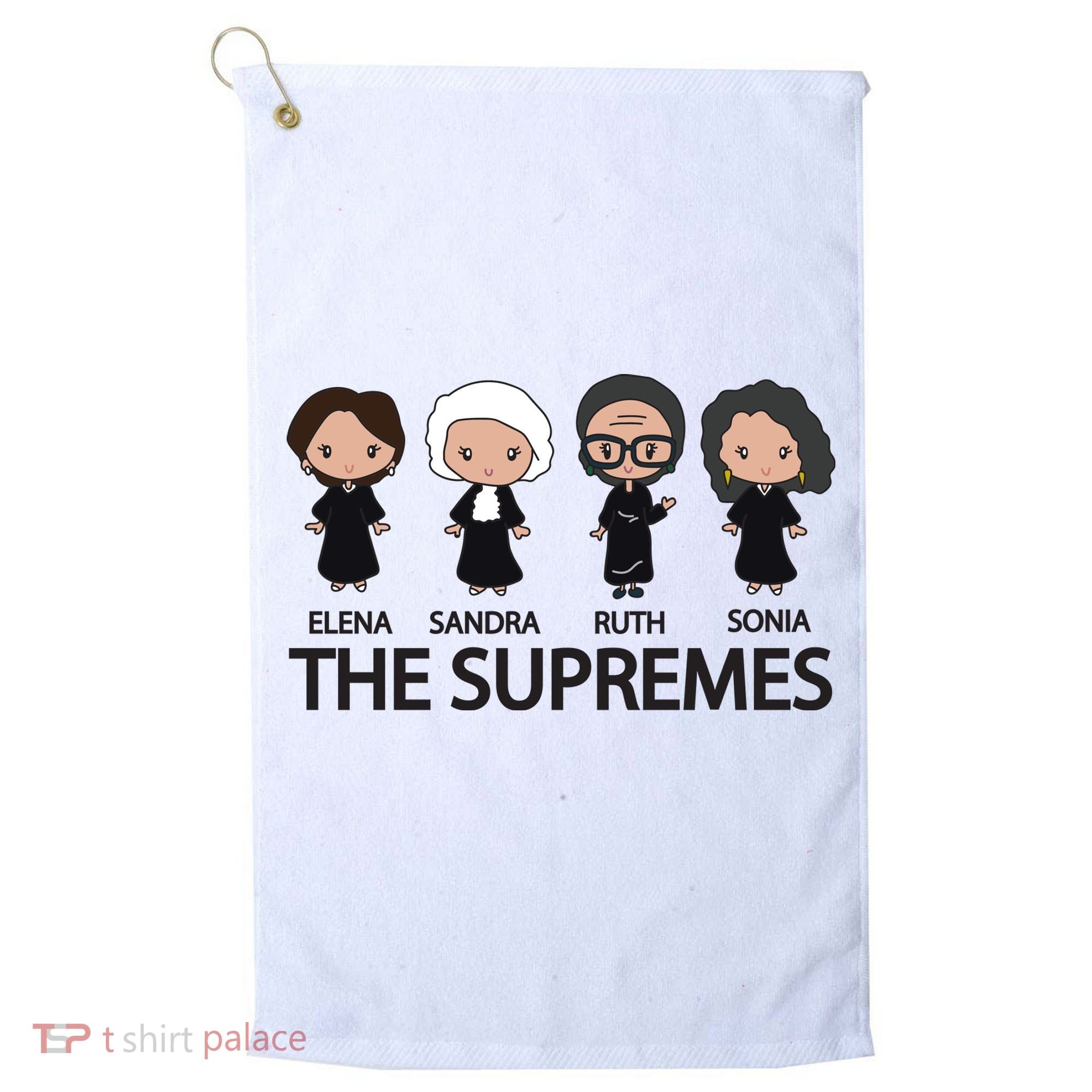 THE SUPREMES Ketanji Brown Jackson RBG Elena Sandra Ruth Sonia Golf Towel