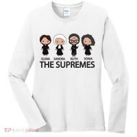 THE SUPREMES Ketanji Brown Jackson RBG Elena Sandra Ruth Sonia Women's Long Sleeve Shirt thumb 0