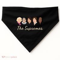 THE SUPREMES Ketanji Brown Jackson SCOTUS RBG Sotomayor Meme USA-Made Doggie Bandana thumb 0