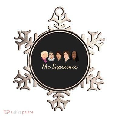 THE SUPREMES Ketanji Brown Jackson SCOTUS RBG Sotomayor Meme Ornament