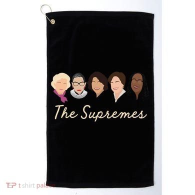 THE SUPREMES Ketanji Brown Jackson SCOTUS RBG Sotomayor Meme Golf Towel