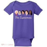 THE SUPREMES Ketanji Brown Jackson SCOTUS RBG Sotomayor Meme Baby Bodysuit thumb 0