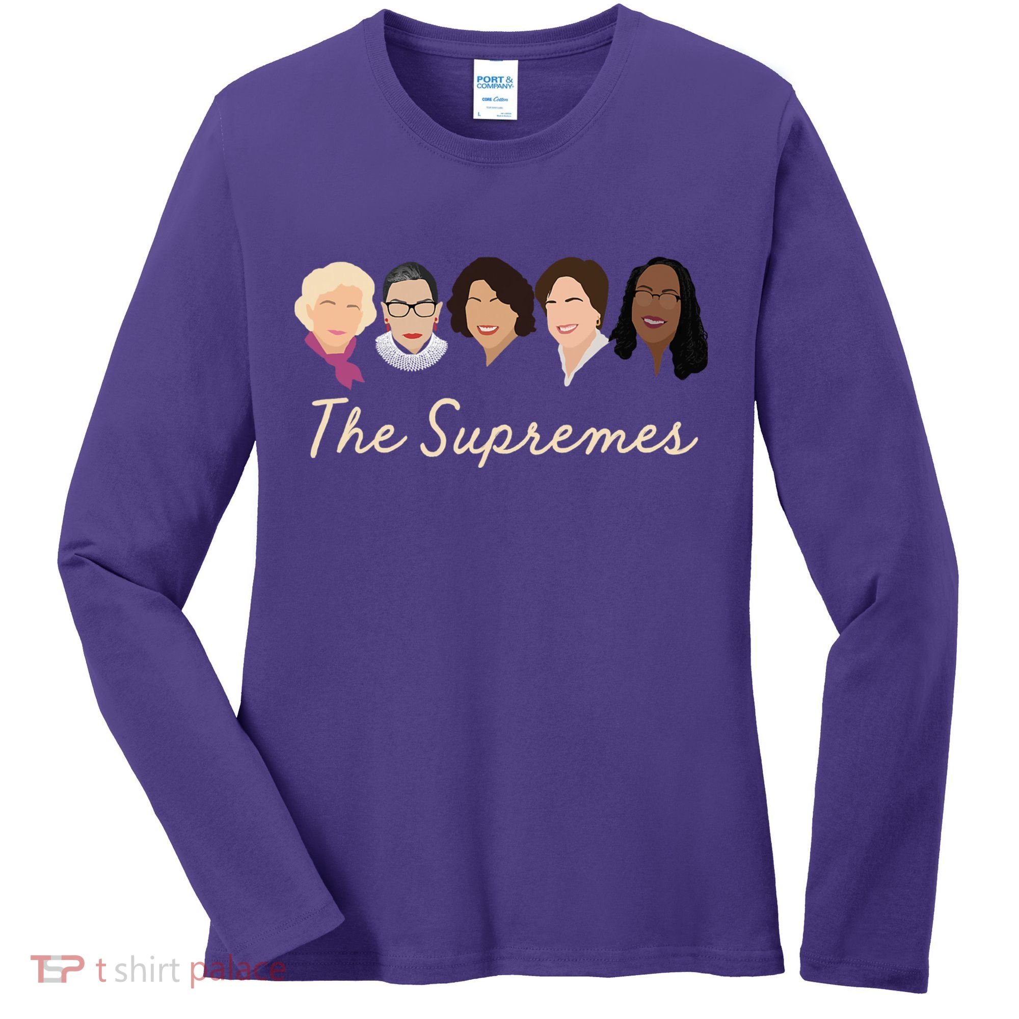 THE SUPREMES Ketanji Brown Jackson SCOTUS RBG Sotomayor Meme Women's Long Sleeve Shirt