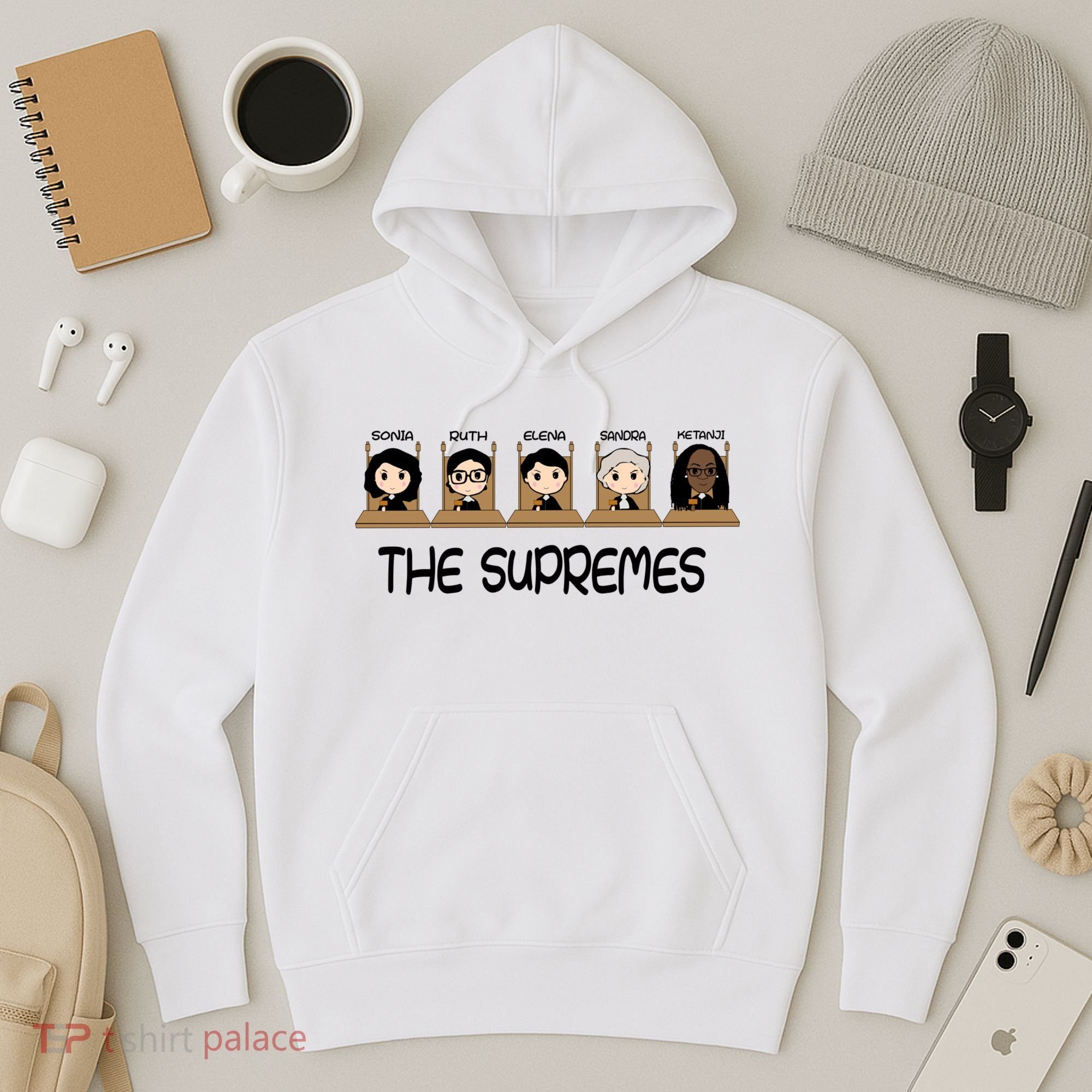 THE SUPREMES Ketanji Brown Jackson RBG Sotomayor Cute Hoodie