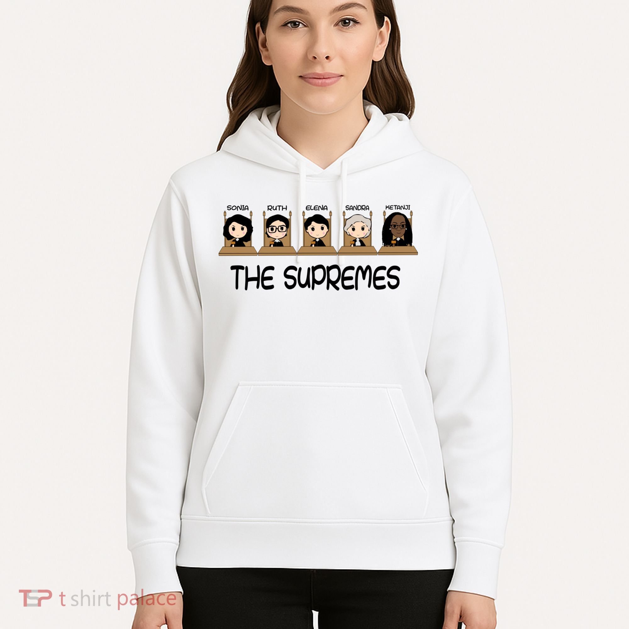 THE SUPREMES Ketanji Brown Jackson RBG Sotomayor Cute Hoodie
