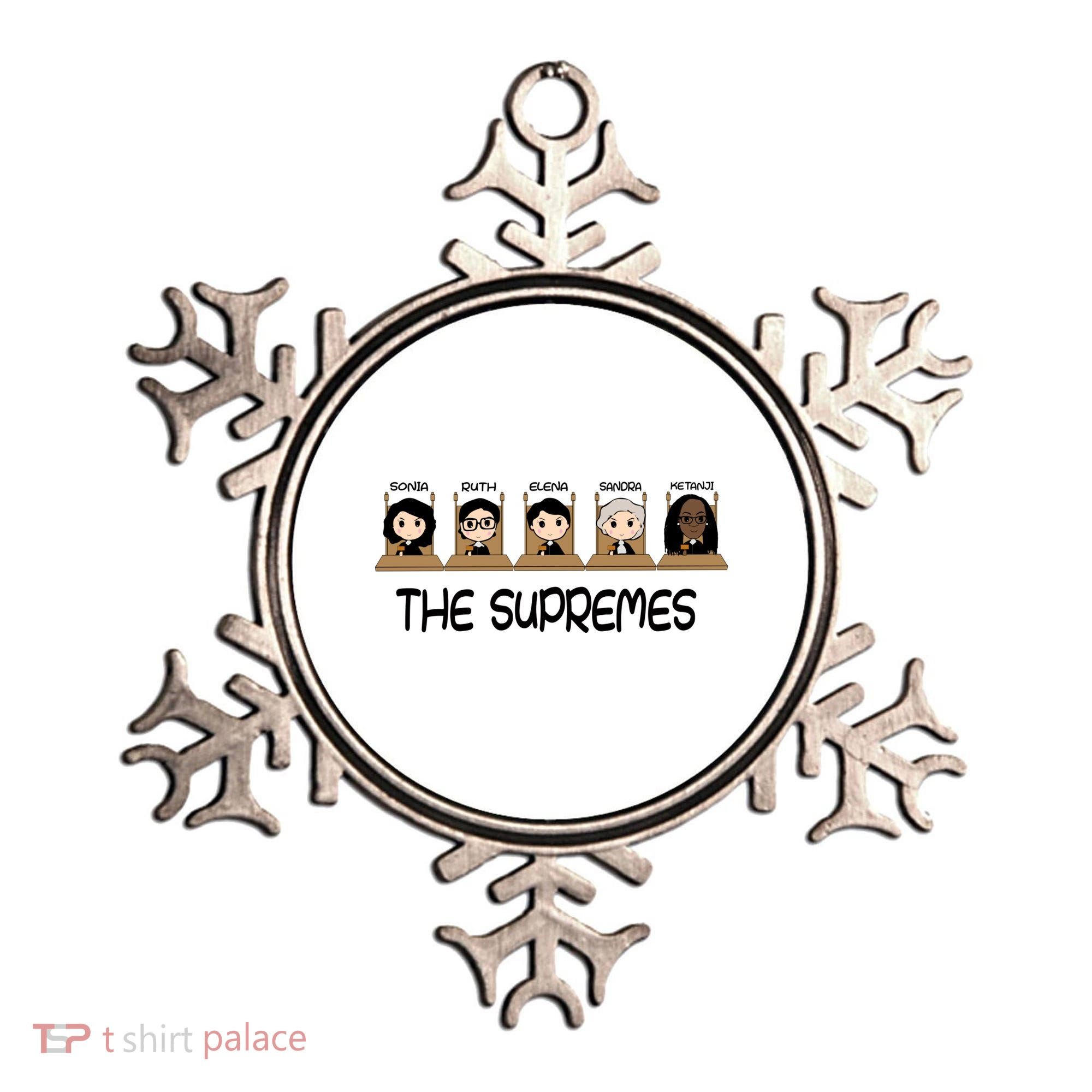 THE SUPREMES Ketanji Brown Jackson RBG Sotomayor Cute Ornament