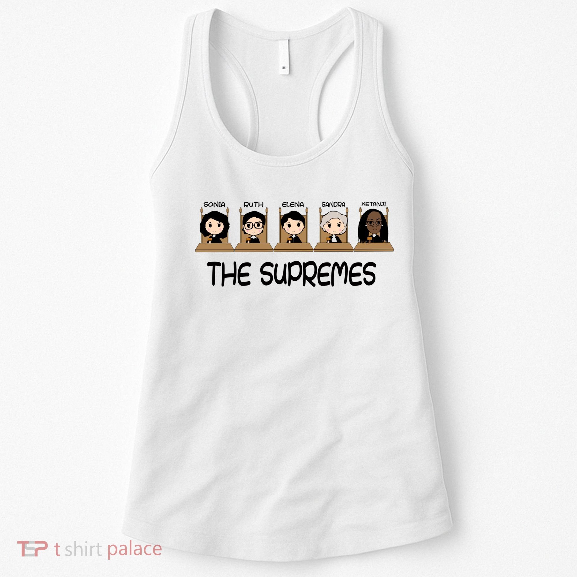 THE SUPREMES Ketanji Brown Jackson RBG Sotomayor Cute Women's Tank Top