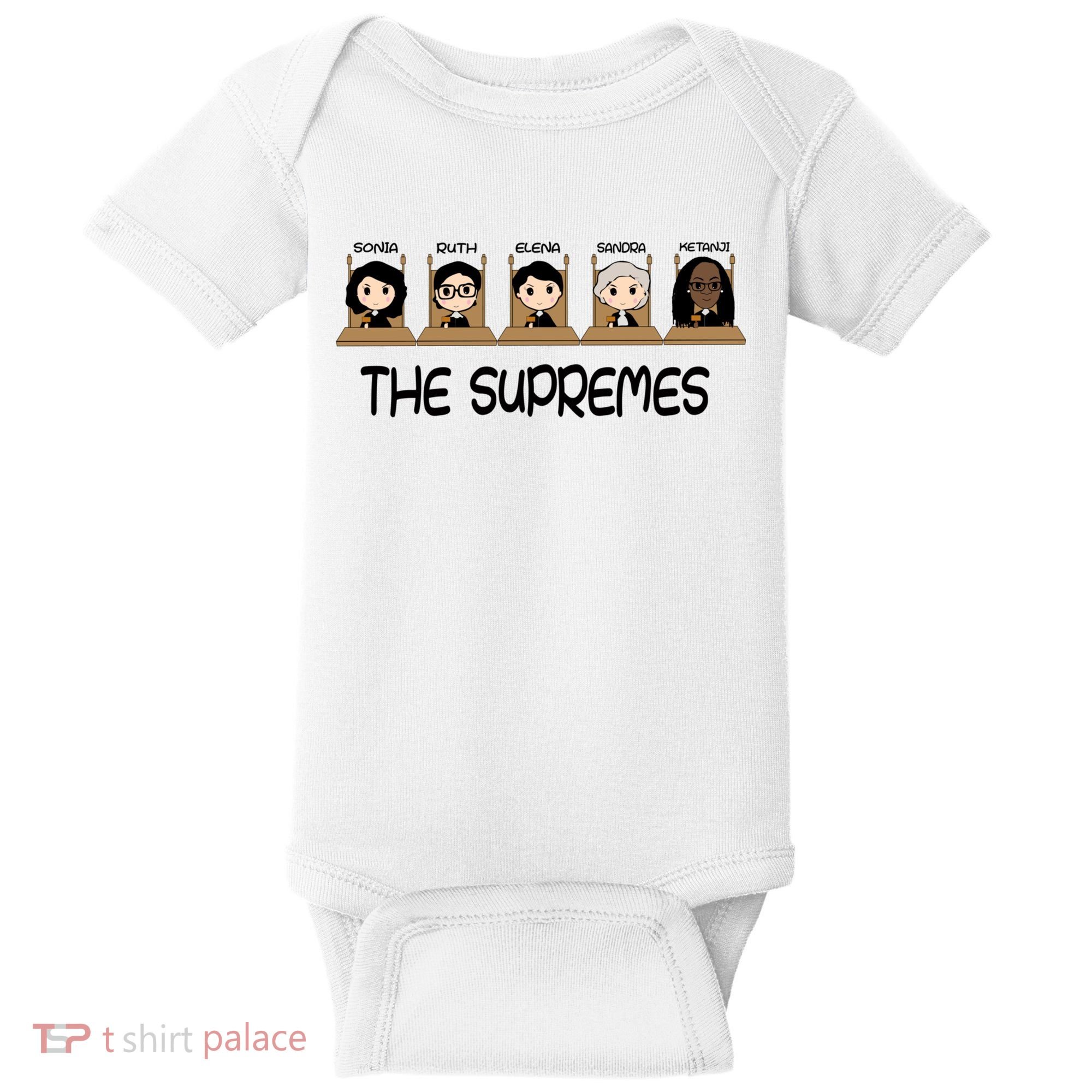 THE SUPREMES Ketanji Brown Jackson RBG Sotomayor Cute Baby Bodysuit