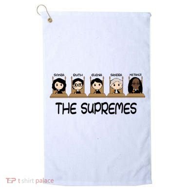 THE SUPREMES Ketanji Brown Jackson RBG Sotomayor Cute Golf Towel
