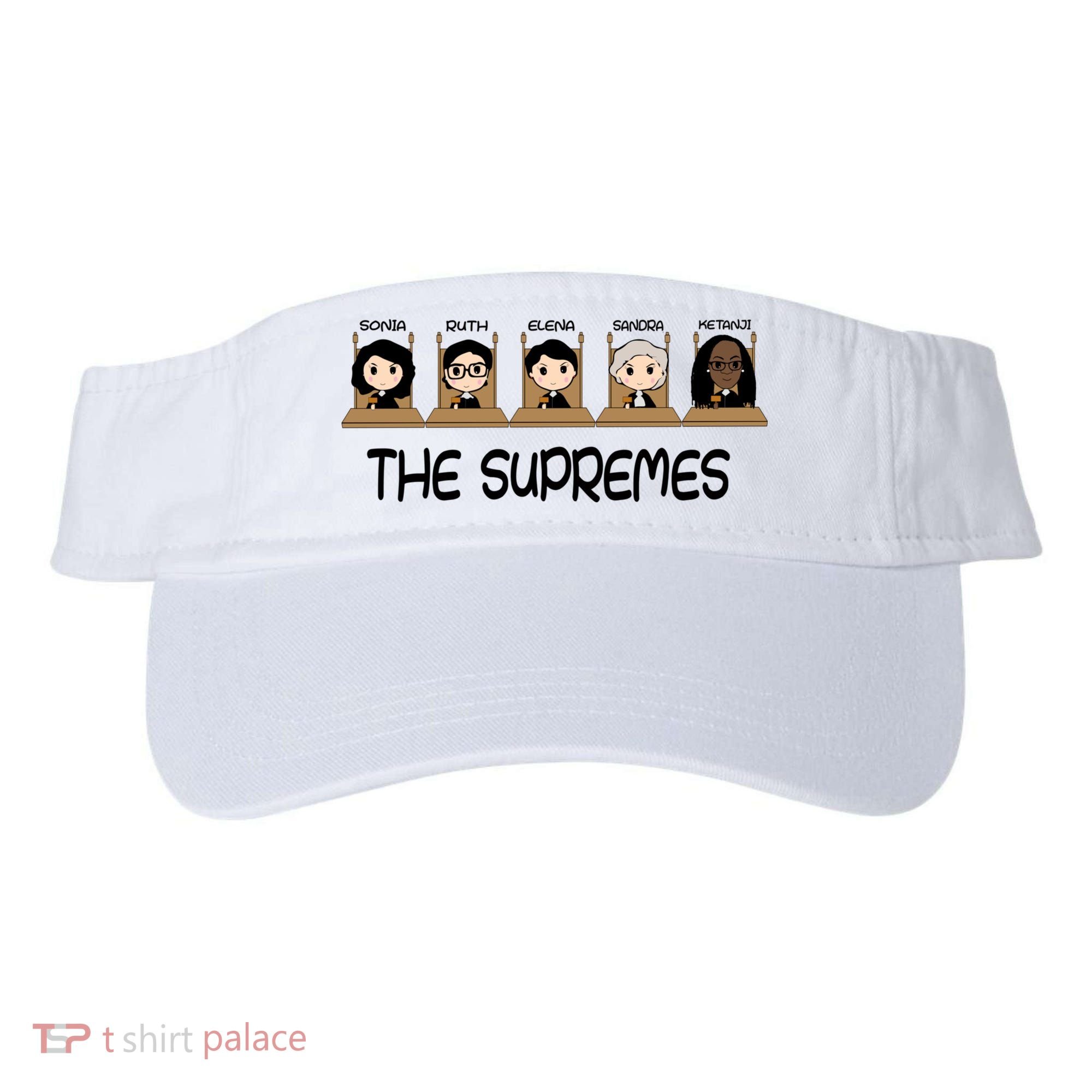THE SUPREMES Ketanji Brown Jackson RBG Sotomayor Cute Visor