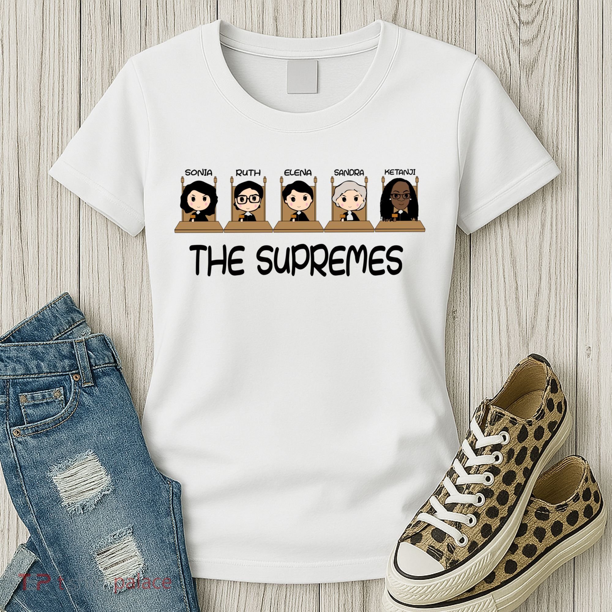THE SUPREMES Ketanji Brown Jackson RBG Sotomayor Cute Women's T-Shirt
