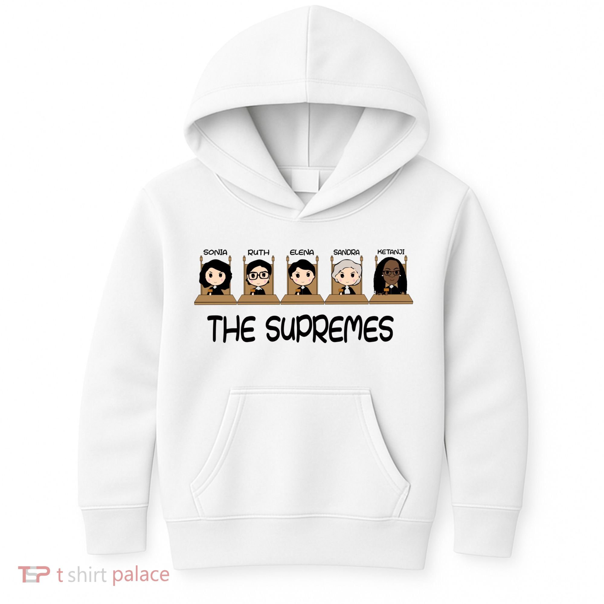 THE SUPREMES Ketanji Brown Jackson RBG Sotomayor Cute Kids Hoodie