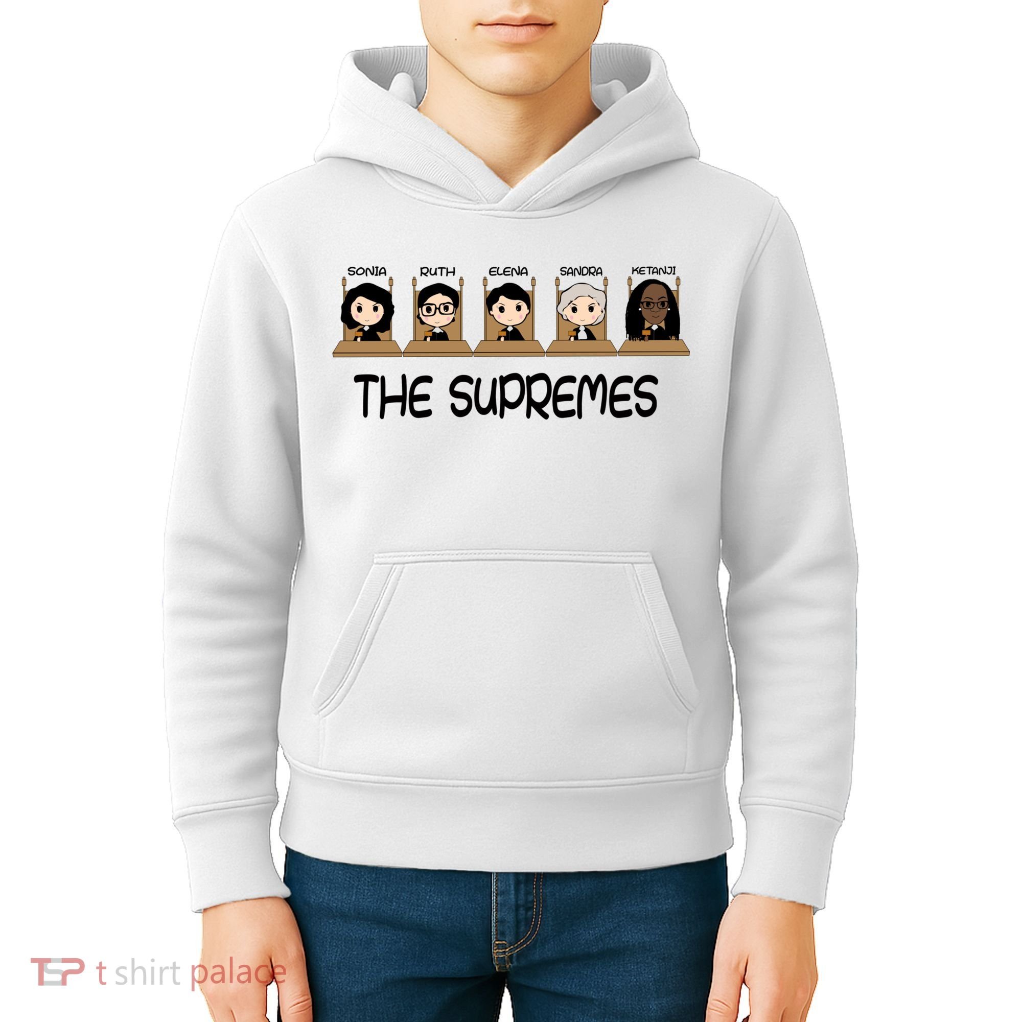 THE SUPREMES Ketanji Brown Jackson RBG Sotomayor Cute Kids Hoodie