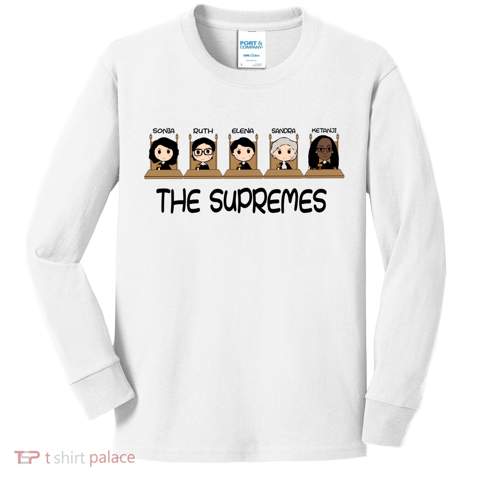 THE SUPREMES Ketanji Brown Jackson RBG Sotomayor Cute Kids Long Sleeve Shirt