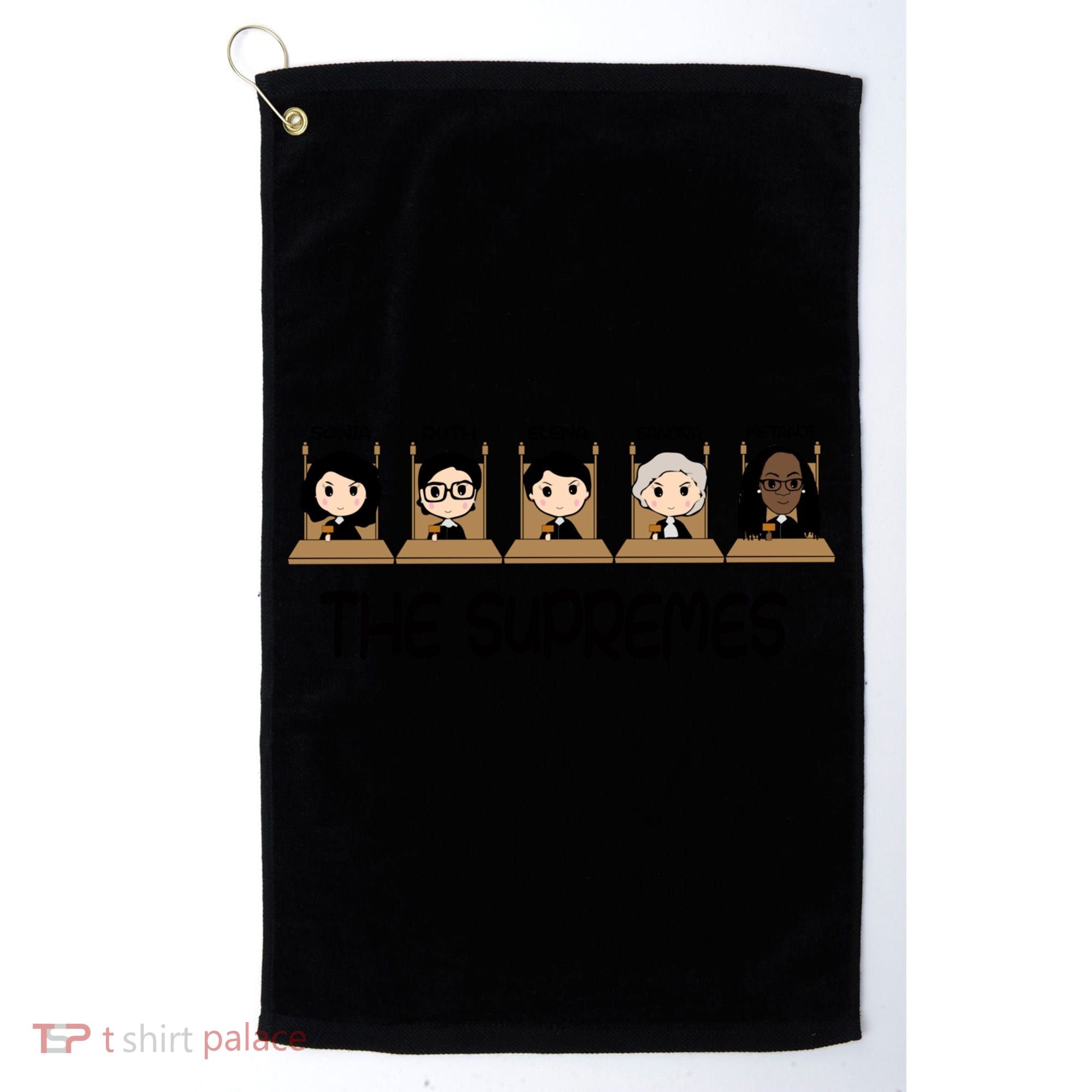 THE SUPREMES Ketanji Brown Jackson RBG Sotomayor Cute Golf Towel