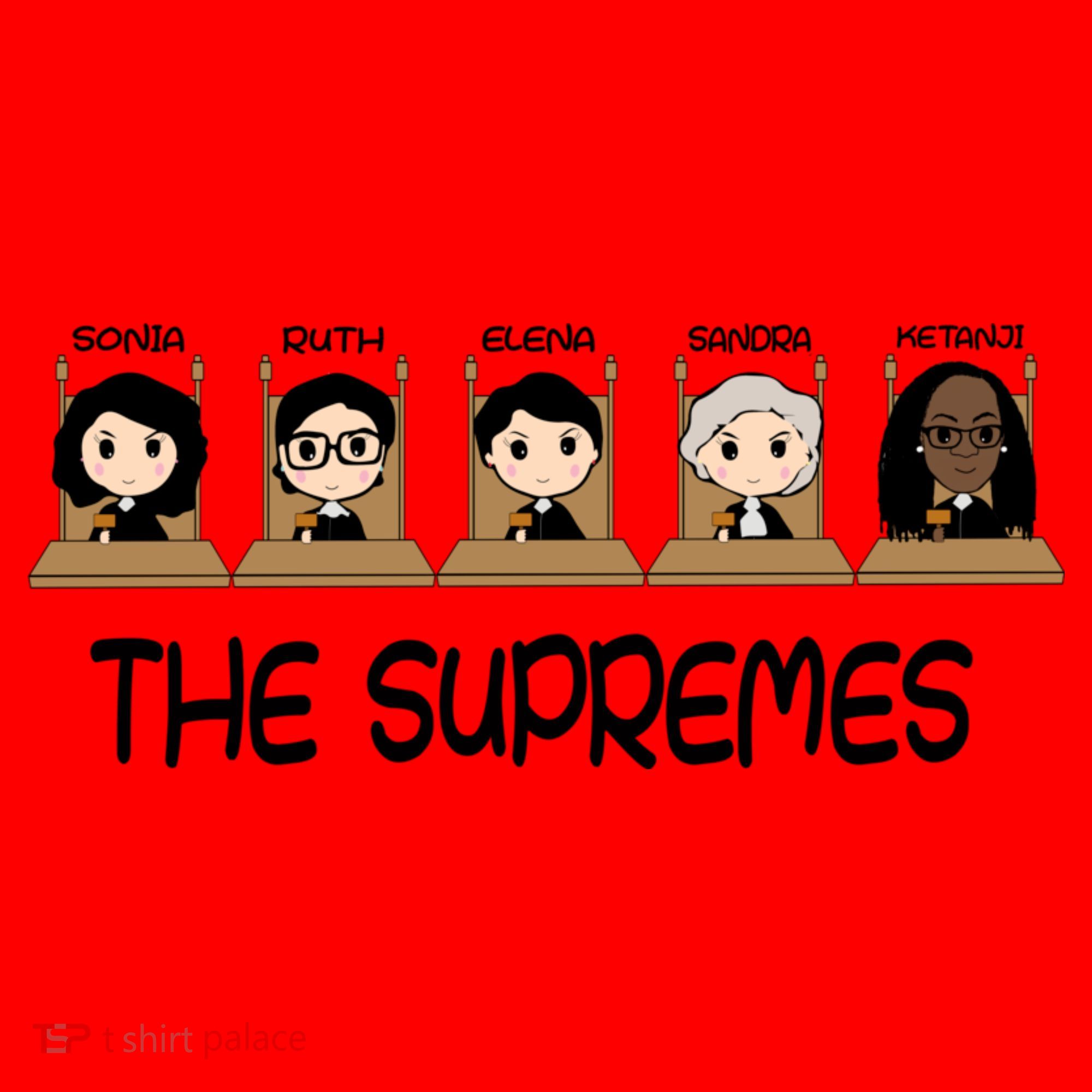 THE SUPREMES Ketanji Brown Jackson RBG Sotomayor Cute Santa Hat