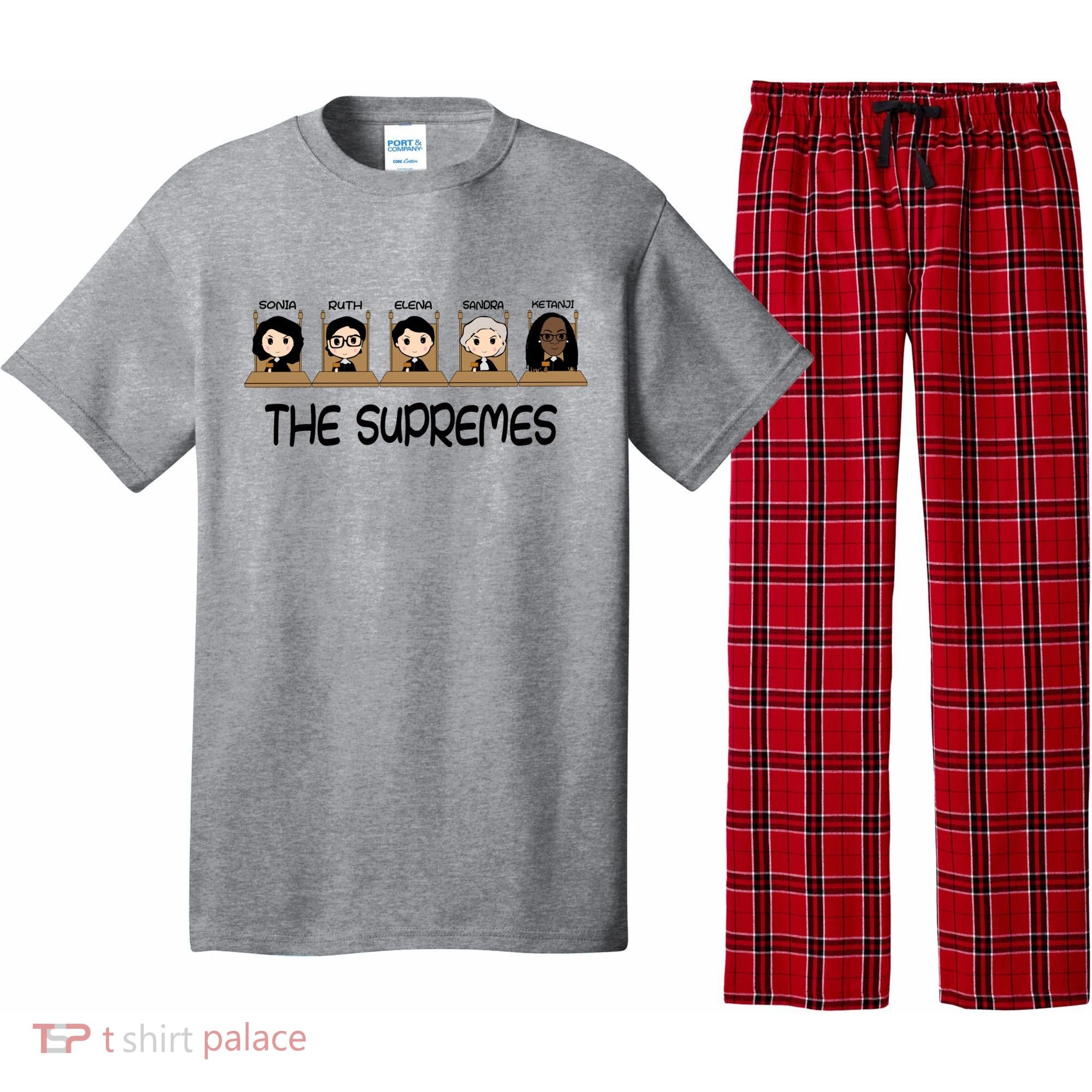 THE SUPREMES Ketanji Brown Jackson RBG Sotomayor Cute Pajama Set