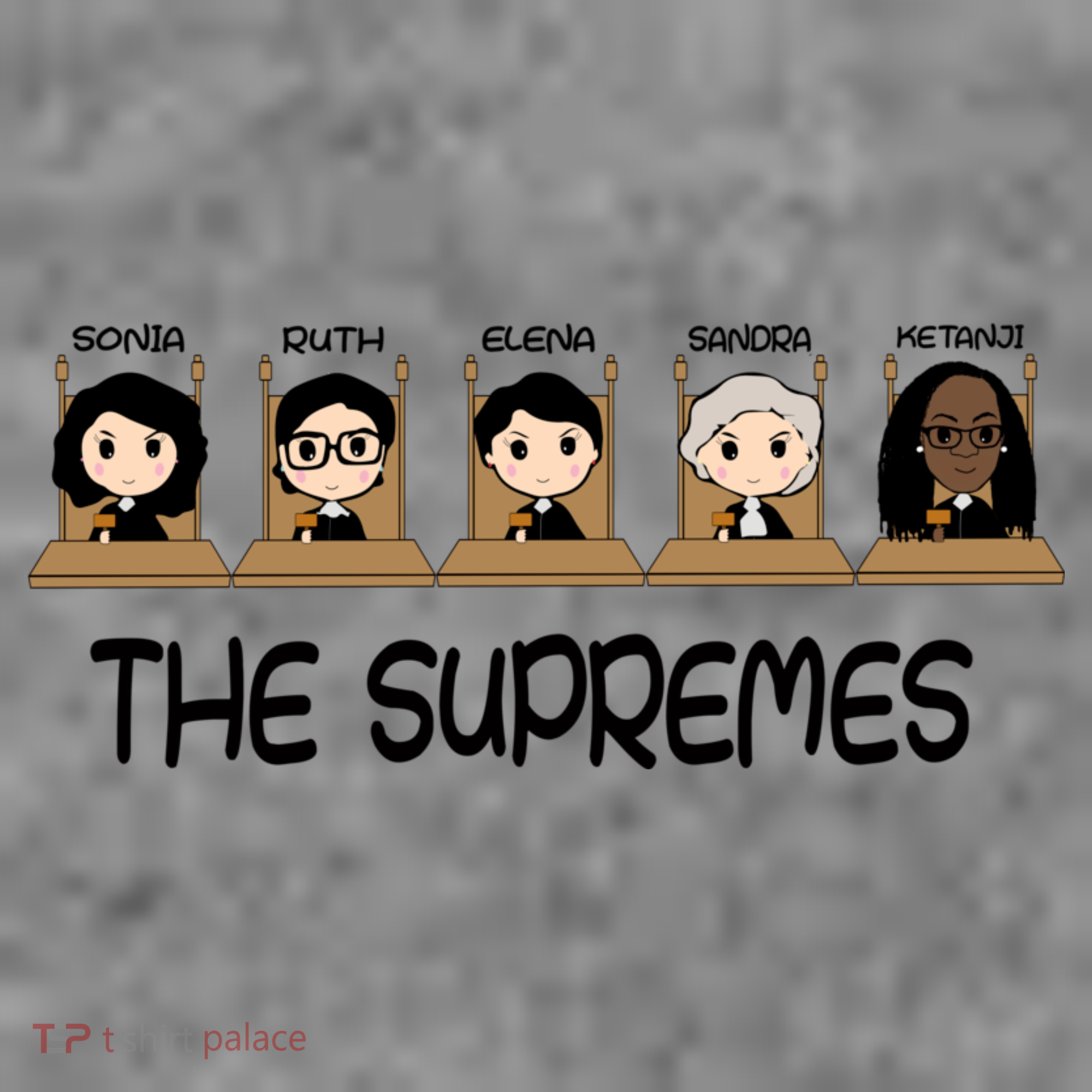 THE SUPREMES Ketanji Brown Jackson RBG Sotomayor Cute Women's Hoodie