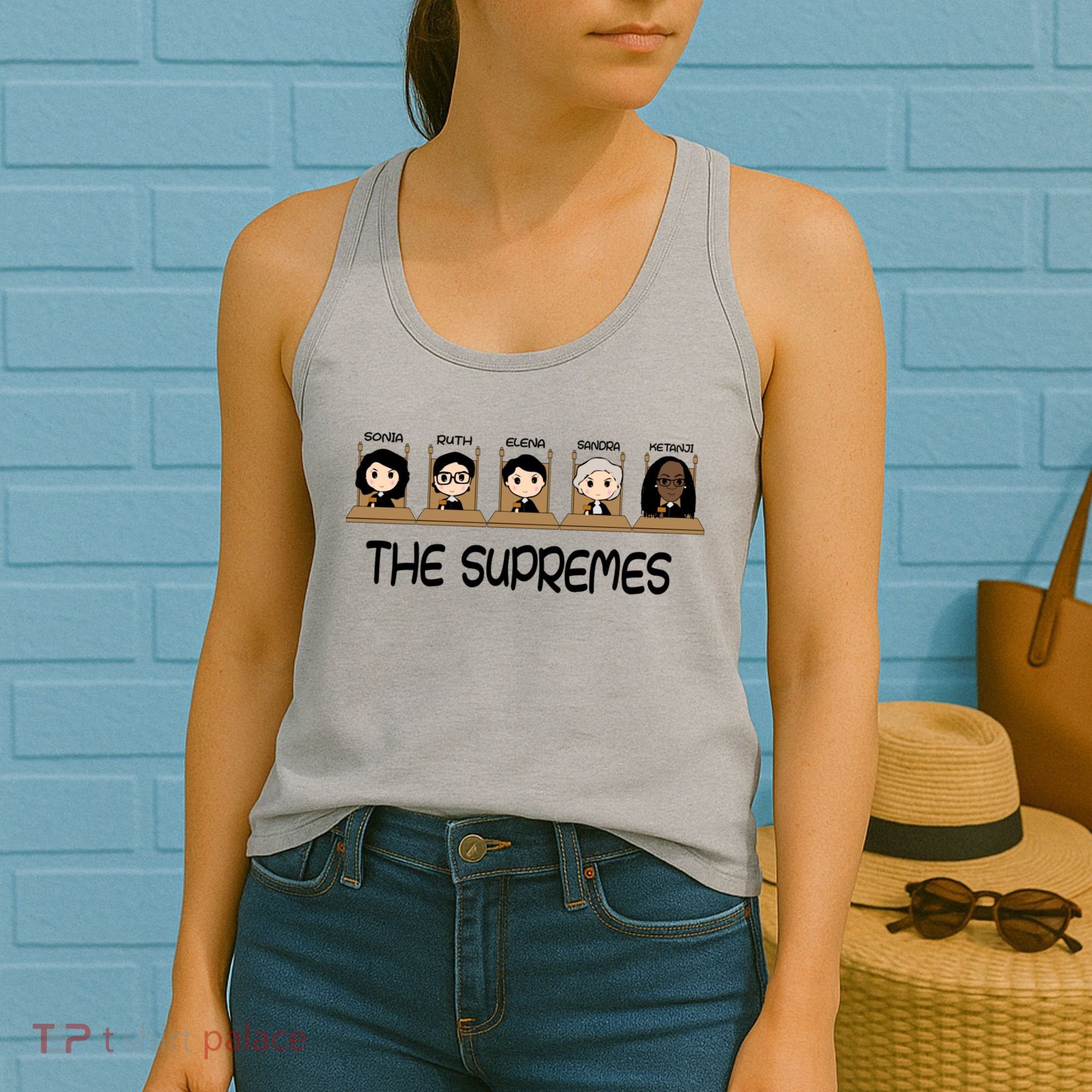 THE SUPREMES Ketanji Brown Jackson RBG Sotomayor Cute Women's Tank Top