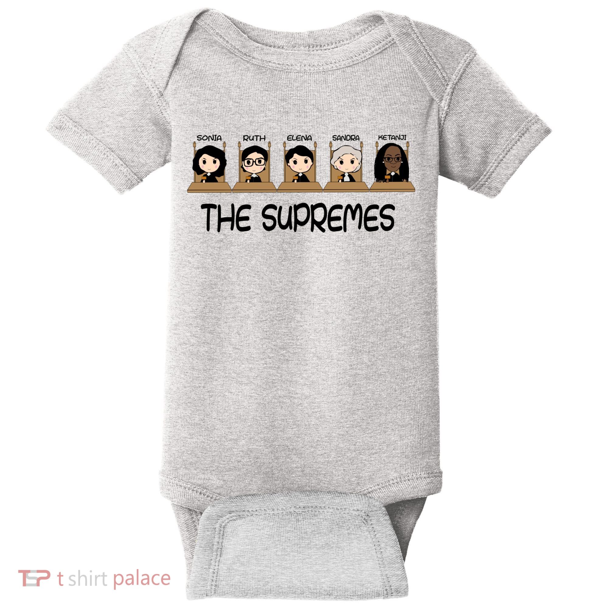 THE SUPREMES Ketanji Brown Jackson RBG Sotomayor Cute Baby Bodysuit