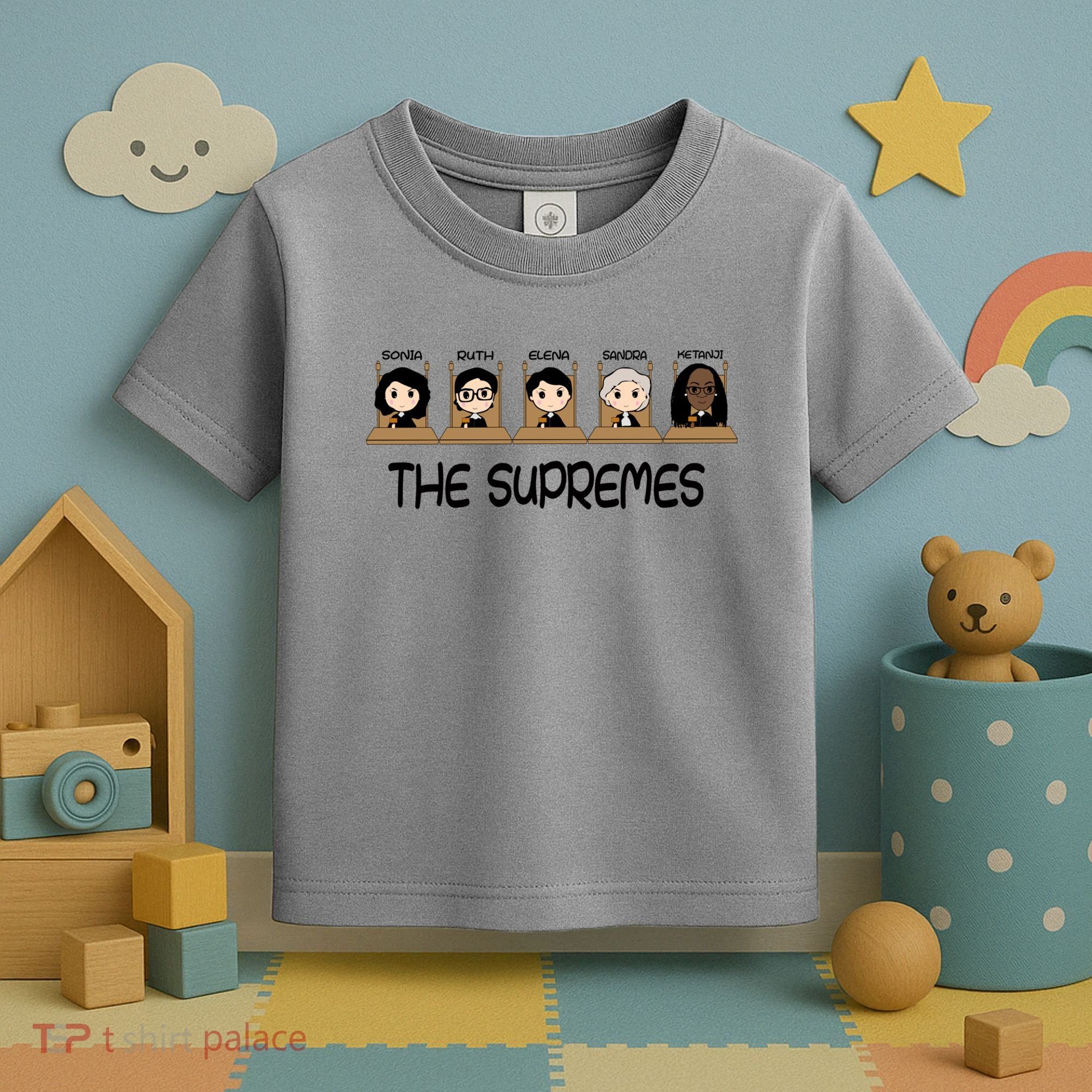 THE SUPREMES Ketanji Brown Jackson RBG Sotomayor Cute Toddler T-Shirt