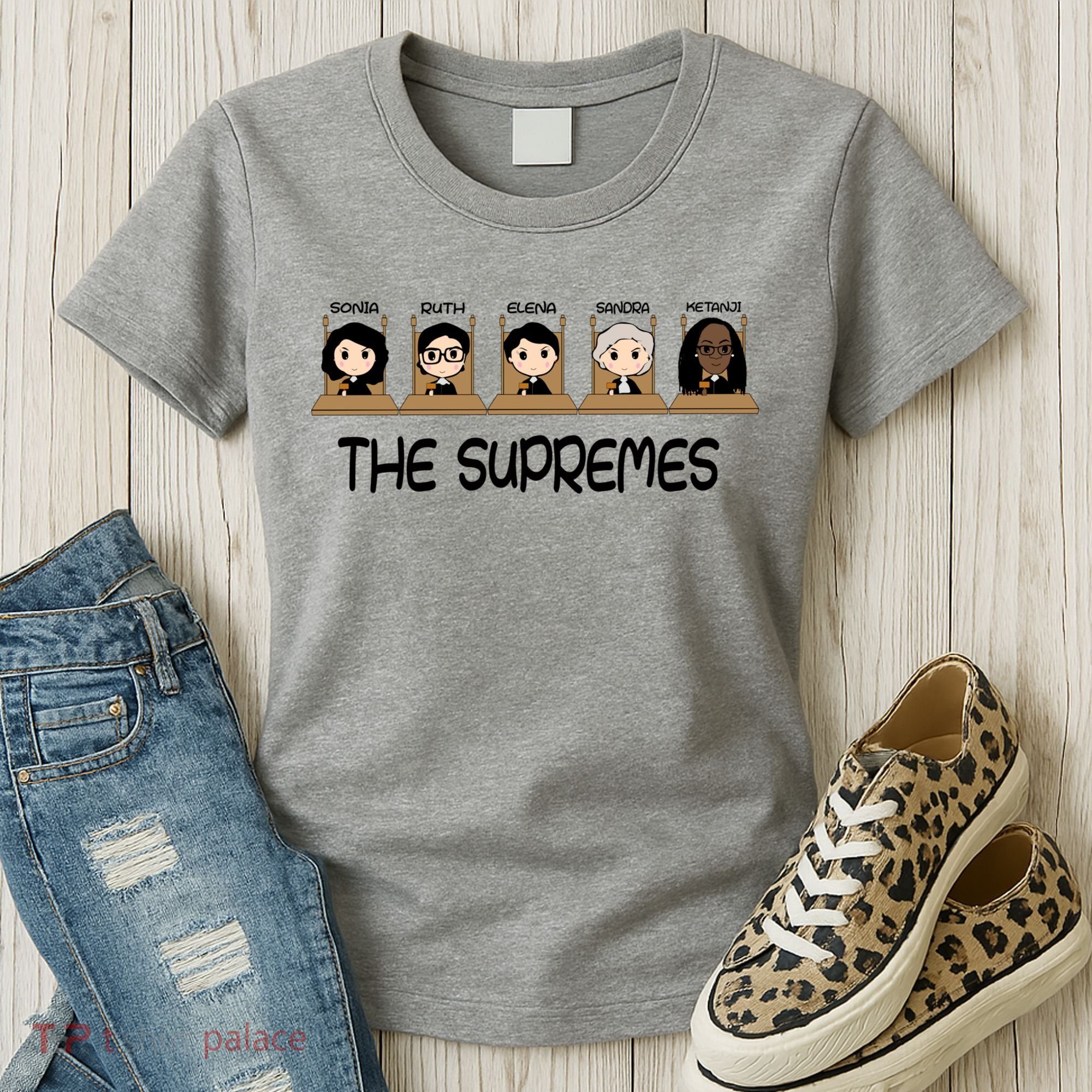 THE SUPREMES Ketanji Brown Jackson RBG Sotomayor Cute Women's T-Shirt