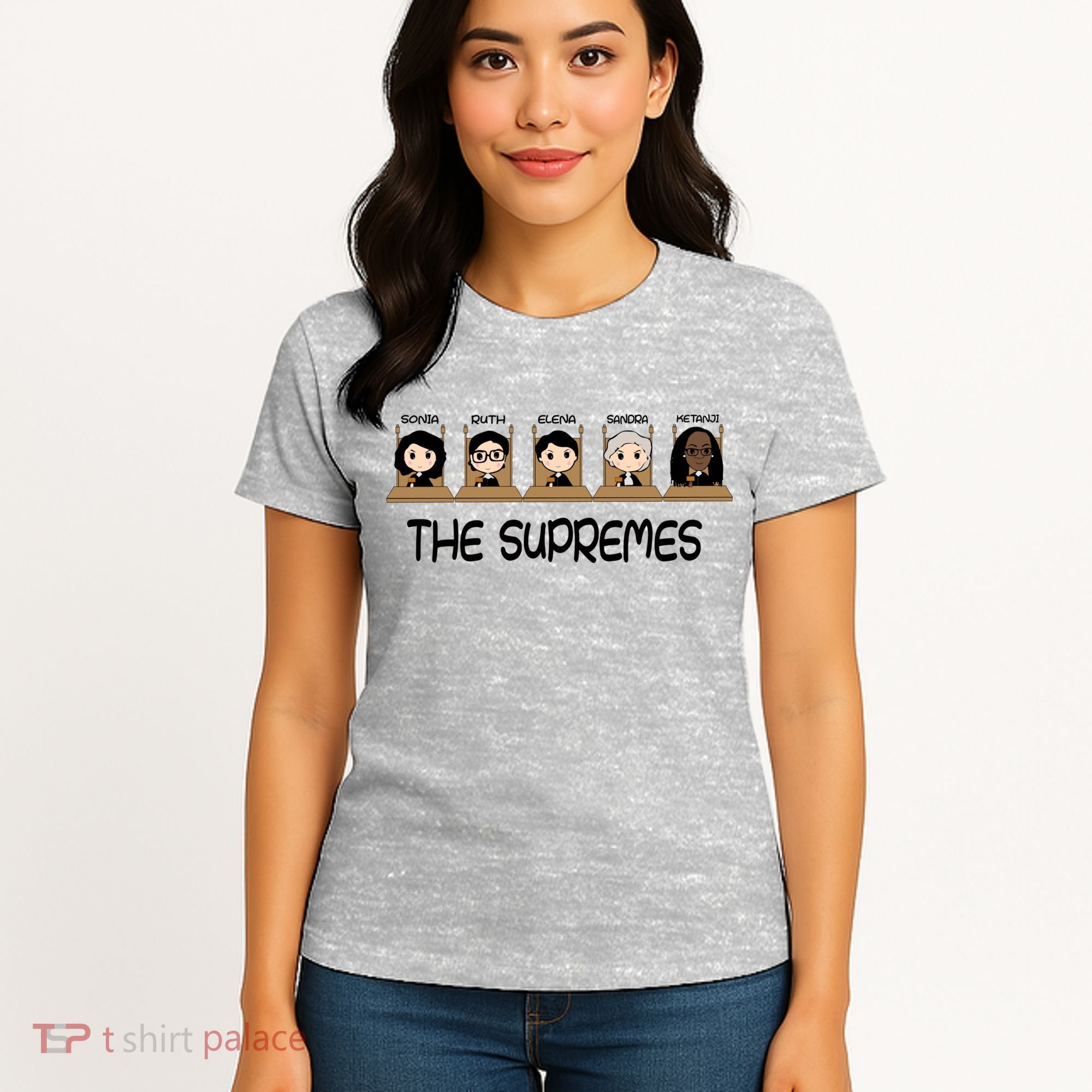 THE SUPREMES Ketanji Brown Jackson RBG Sotomayor Cute Women's T-Shirt
