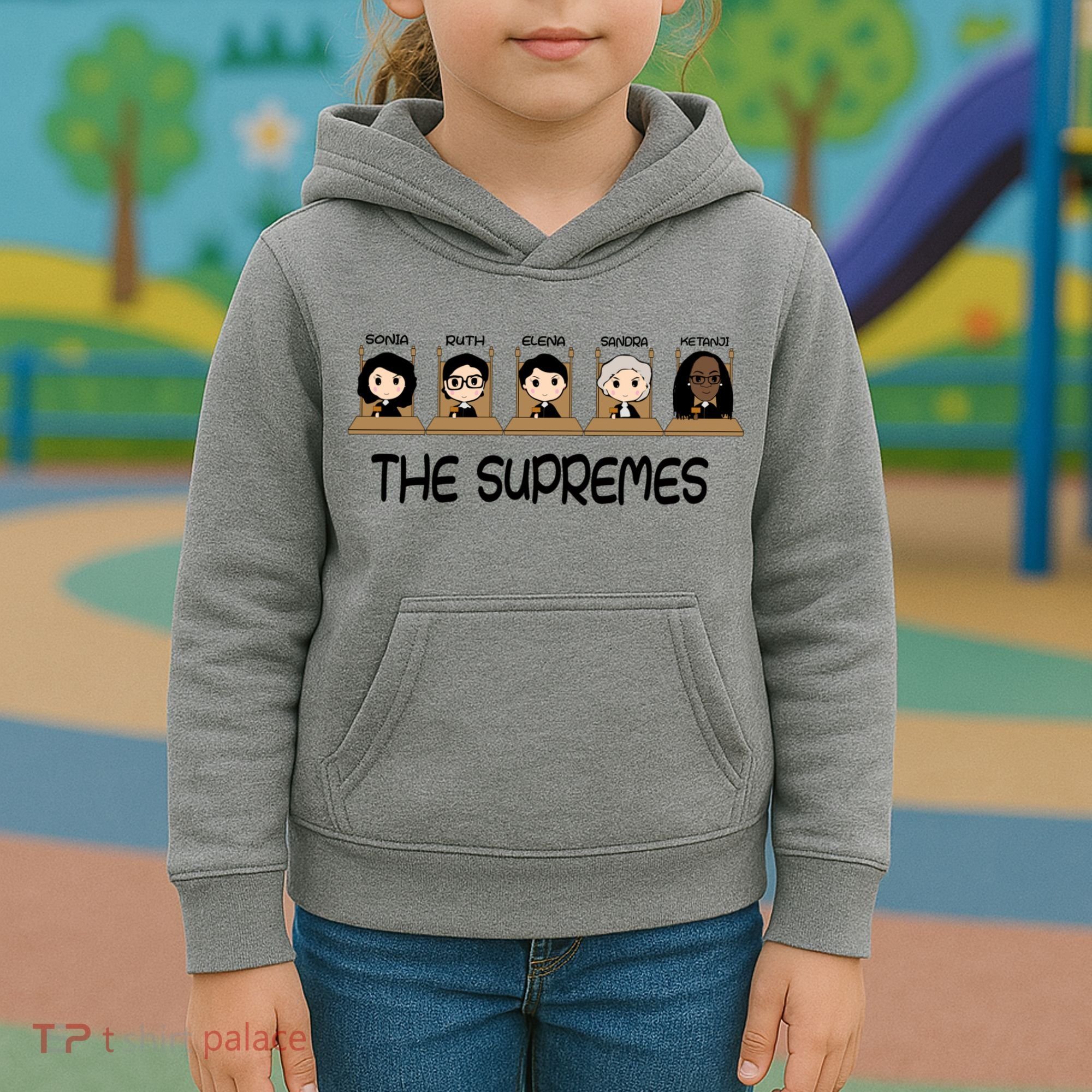 THE SUPREMES Ketanji Brown Jackson RBG Sotomayor Cute Kids Hoodie