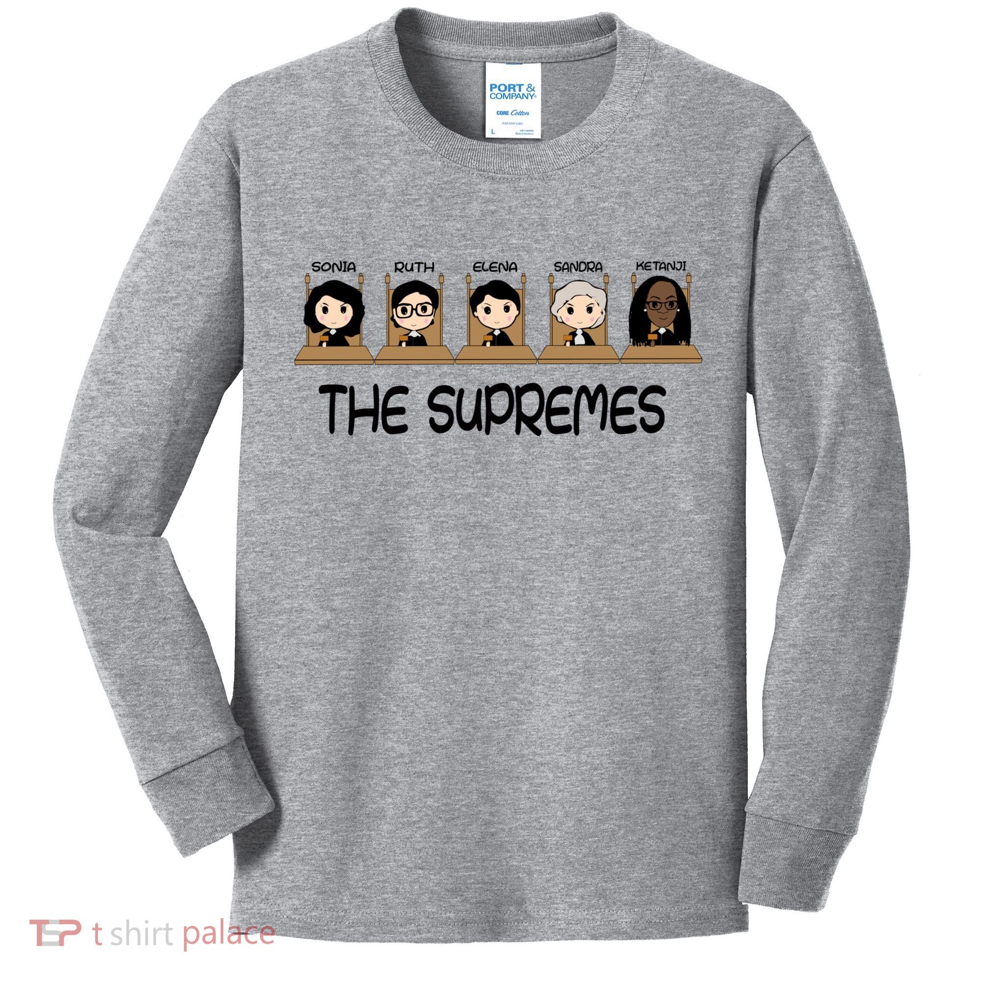 THE SUPREMES Ketanji Brown Jackson RBG Sotomayor Cute Kids Long Sleeve Shirt
