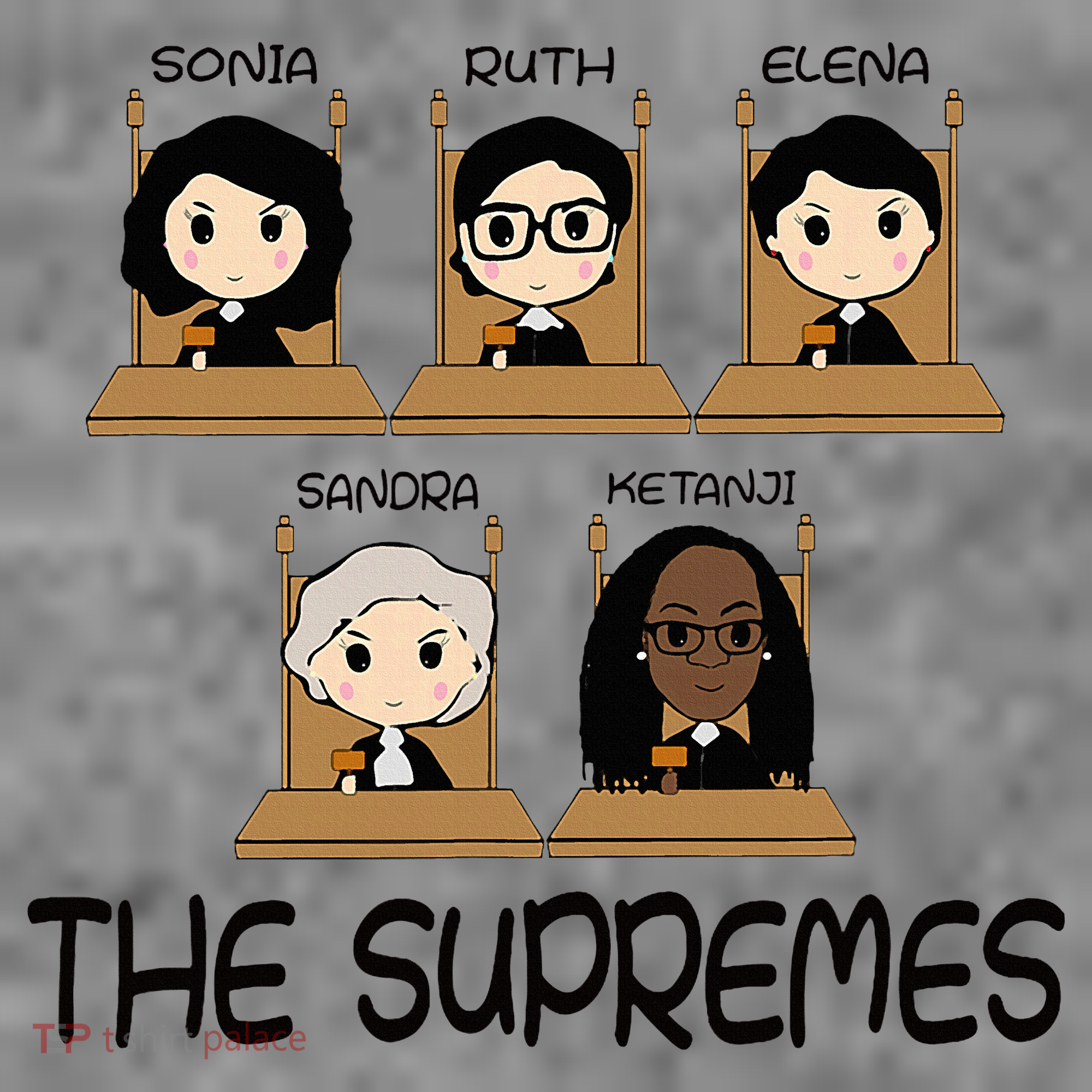 The Supremes Ketanji Brown Jackson Rbg Sotomayor Toddler Hoodie