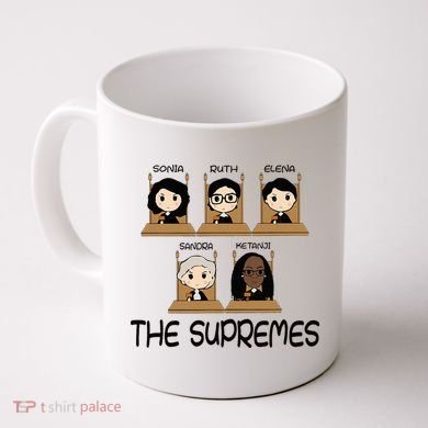 The Supremes Ketanji Brown Jackson Rbg Sotomayor Coffee Mug