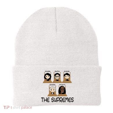 The Supremes Ketanji Brown Jackson Rbg Sotomayor Beanie
