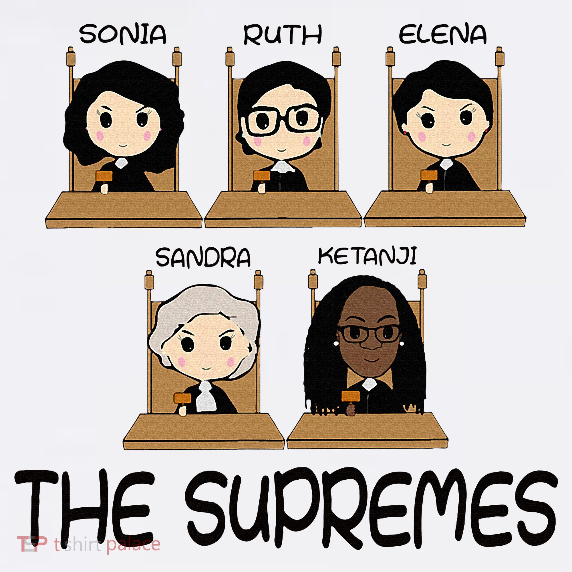 The Supremes Ketanji Brown Jackson Rbg Sotomayor Mousepad