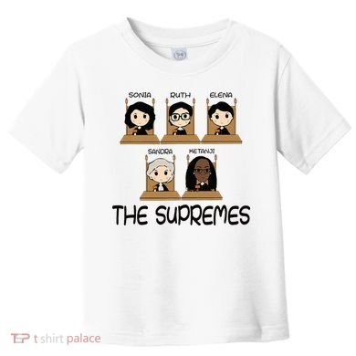The Supremes Ketanji Brown Jackson Rbg Sotomayor Toddler T-Shirt