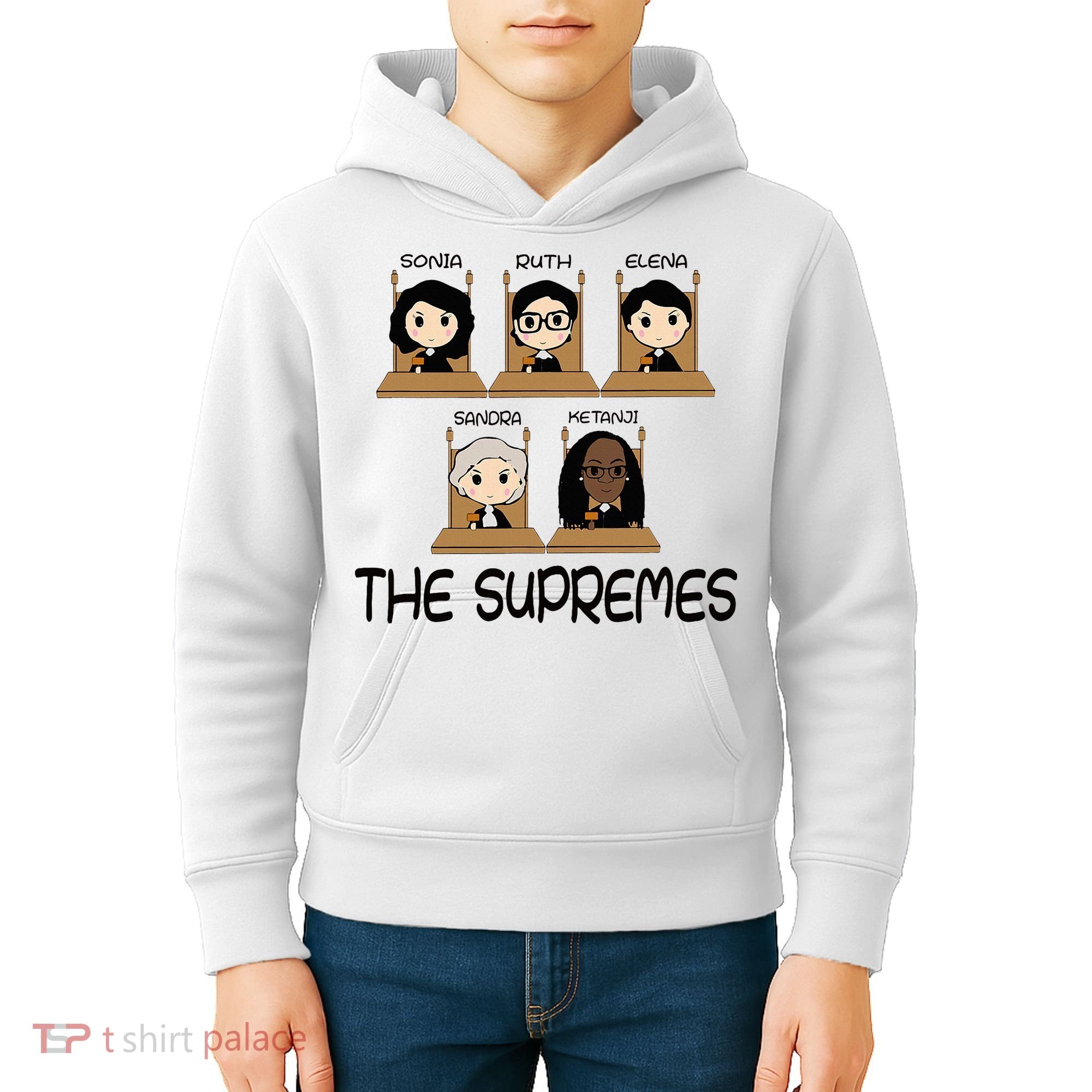 The Supremes Ketanji Brown Jackson Rbg Sotomayor Kids Hoodie