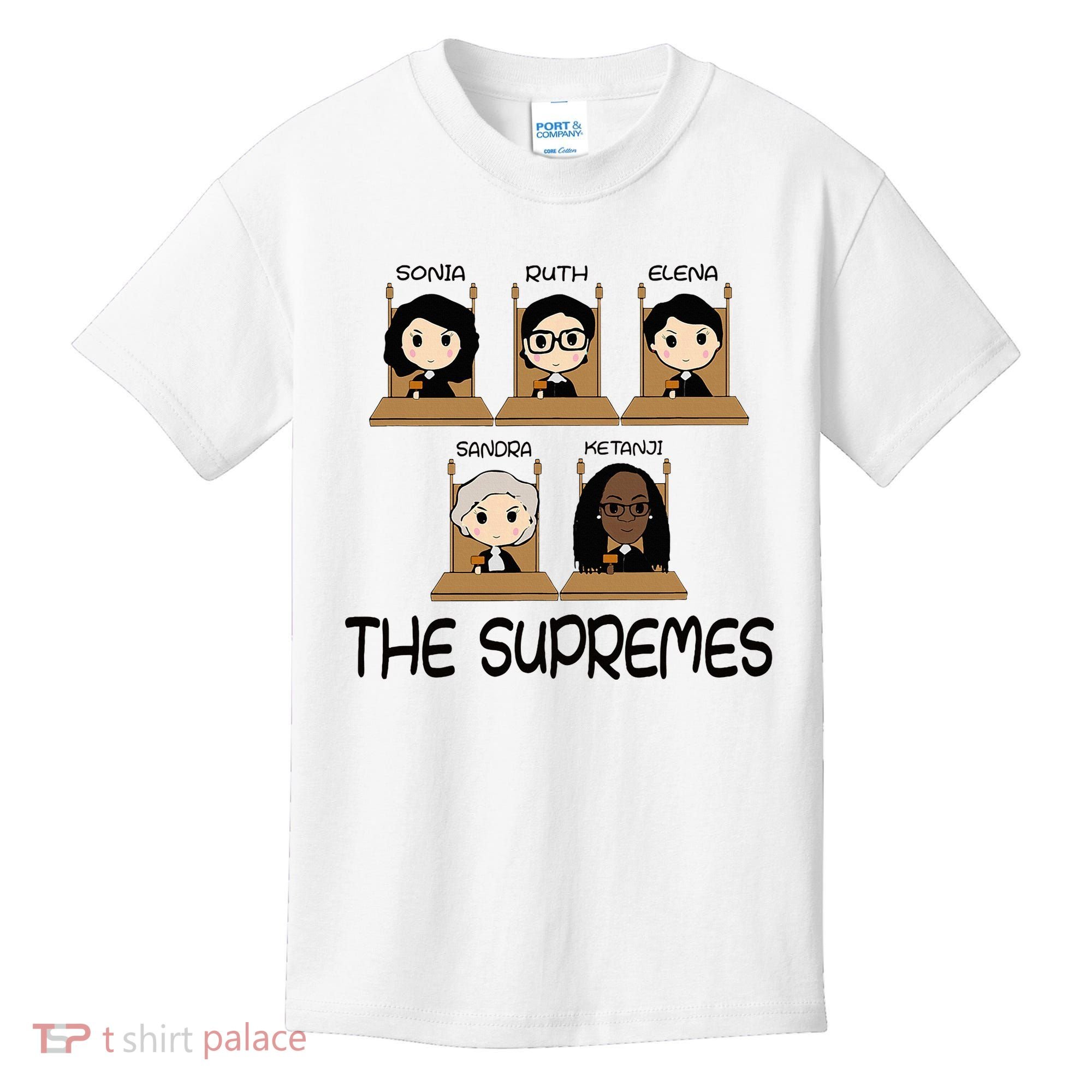 The Supremes Ketanji Brown Jackson Rbg Sotomayor Kids T-Shirt