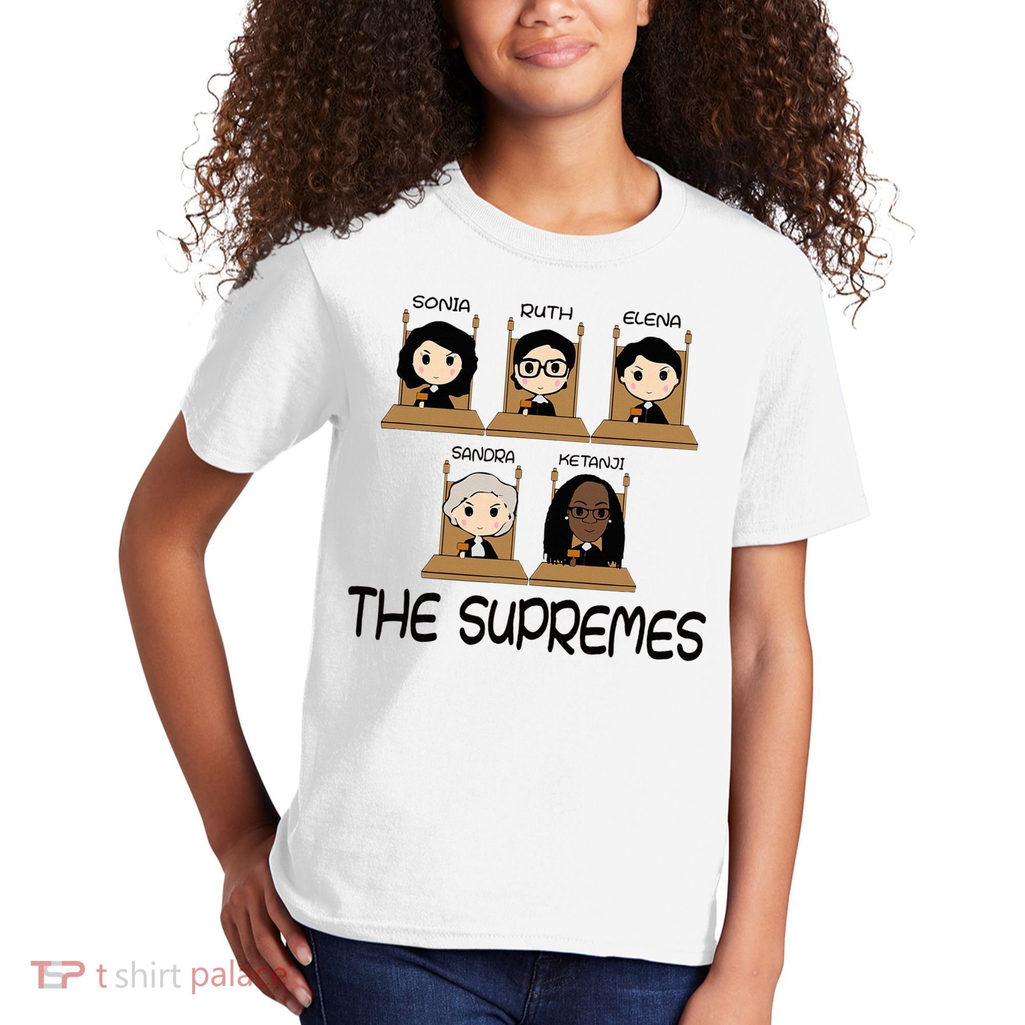 The Supremes Ketanji Brown Jackson Rbg Sotomayor Kids T-Shirt
