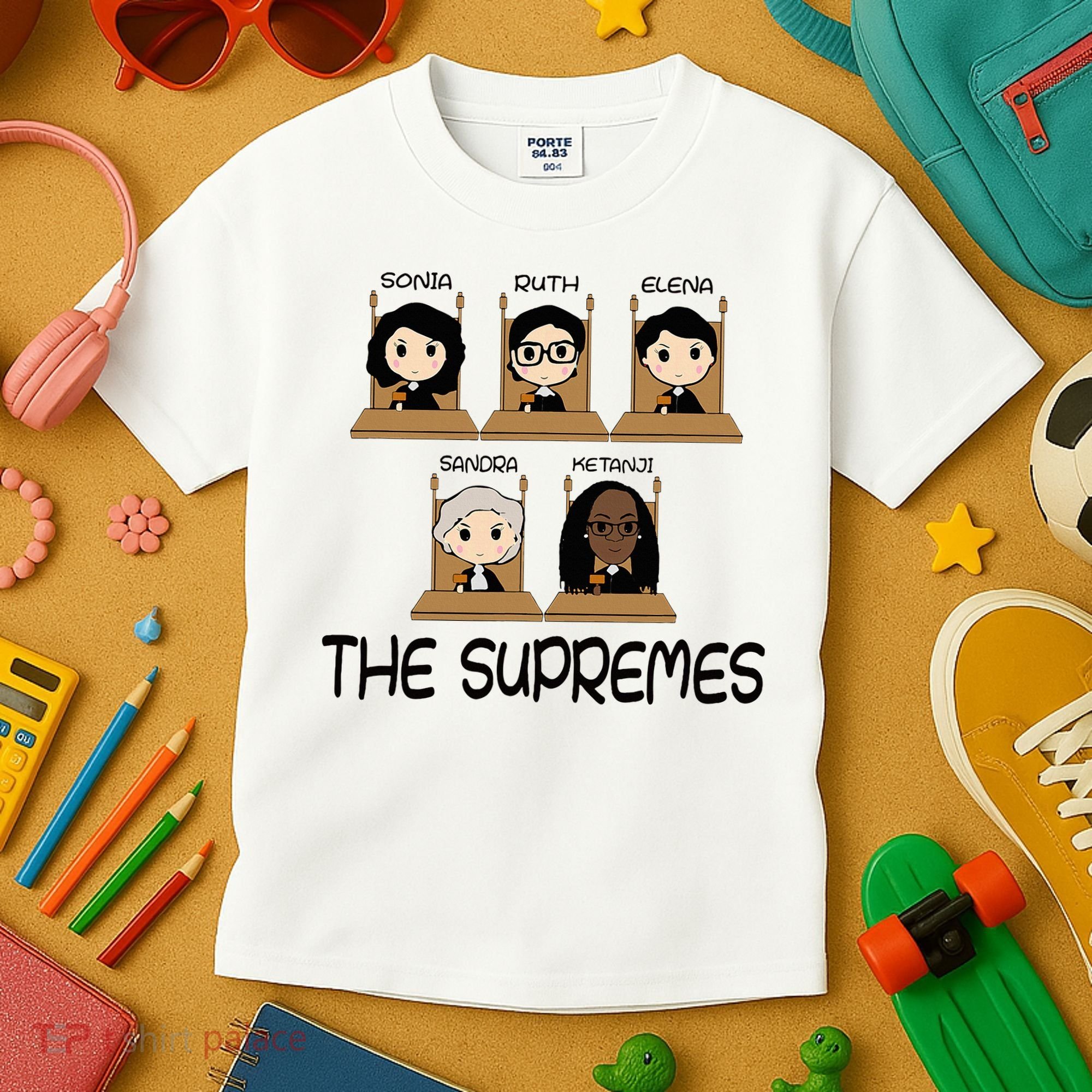 The Supremes Ketanji Brown Jackson Rbg Sotomayor Kids T-Shirt