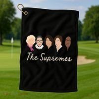 The Supremes Ketanji Brown Jackson Rbg Sotomayor Cute Golf Towel thumb 1