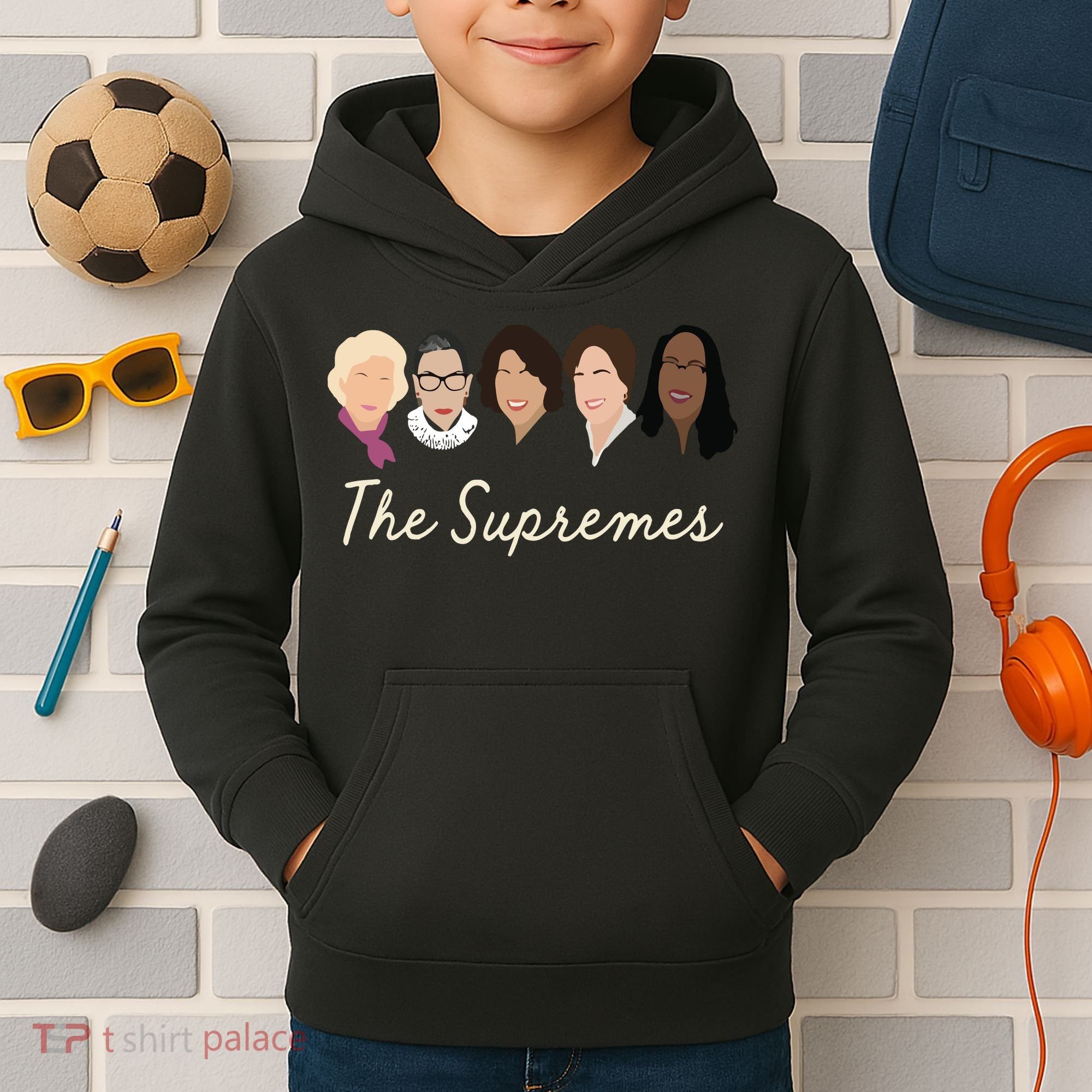 The Supremes Ketanji Brown Jackson Rbg Sotomayor Cute Kids Hoodie