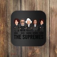 The Supremes Ketanji Brown Jackson Rbg Sotomayor Cute Coaster thumb 0